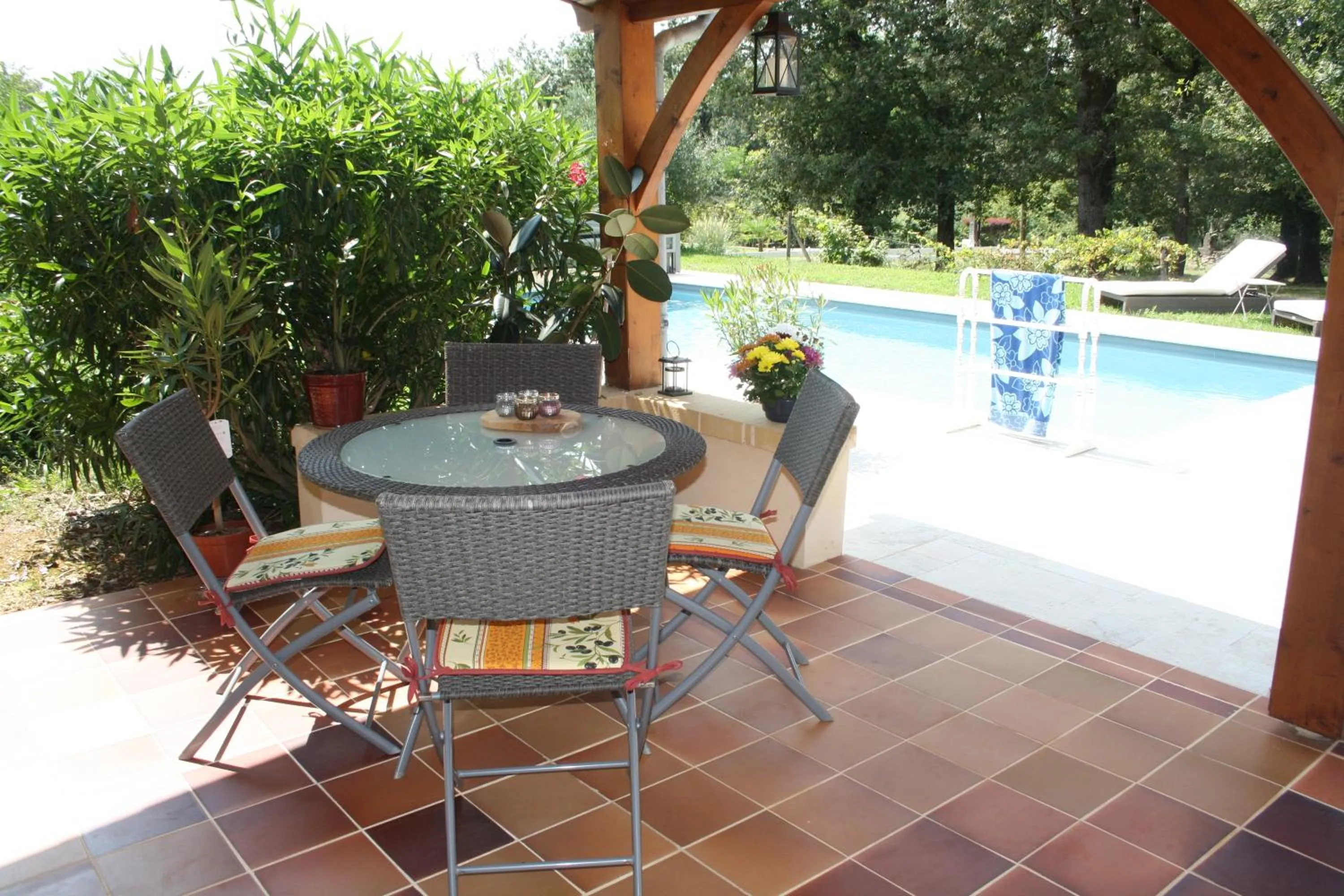 Balcony/Terrace in Repos chez Margot