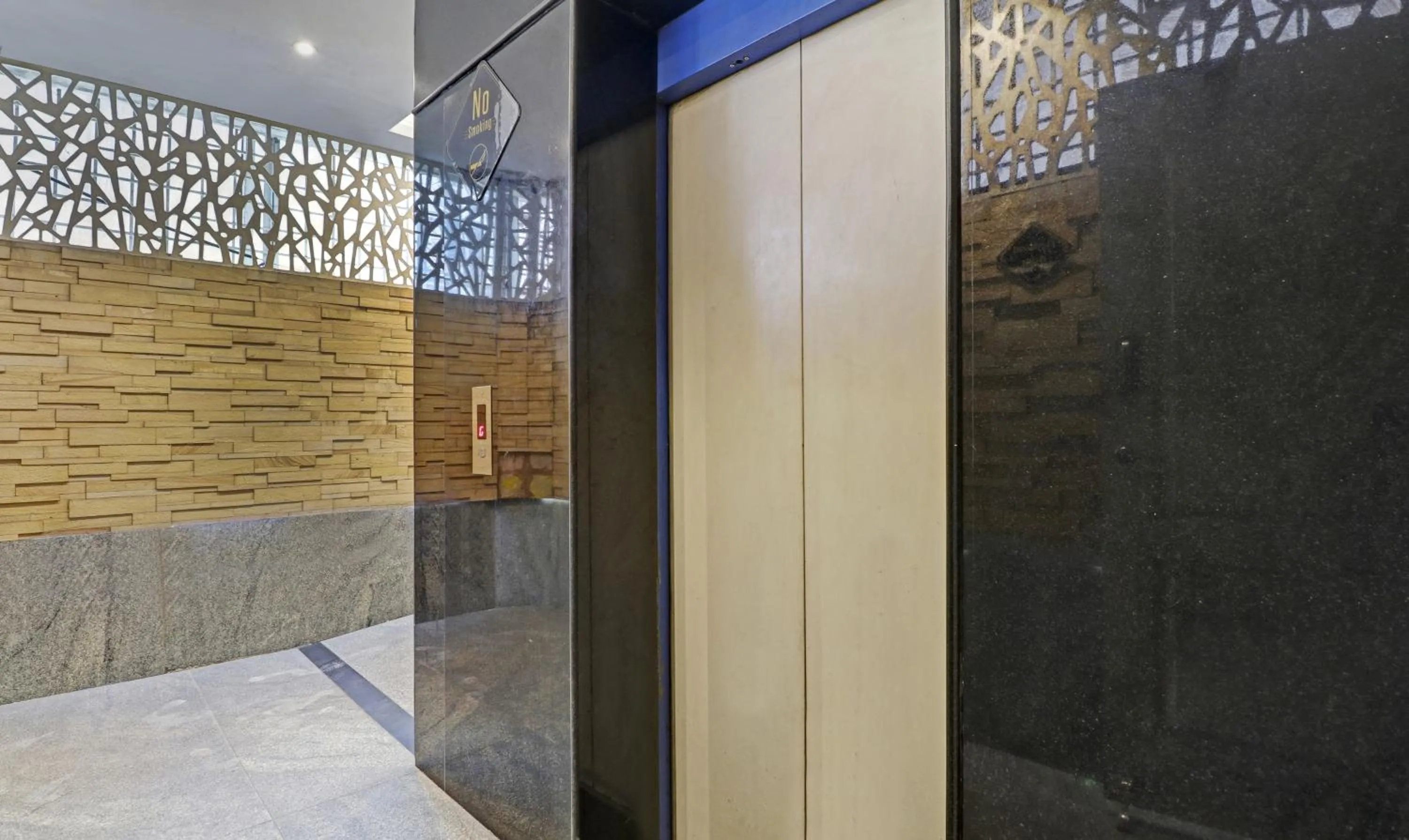 elevator in Treebo Trinitywood