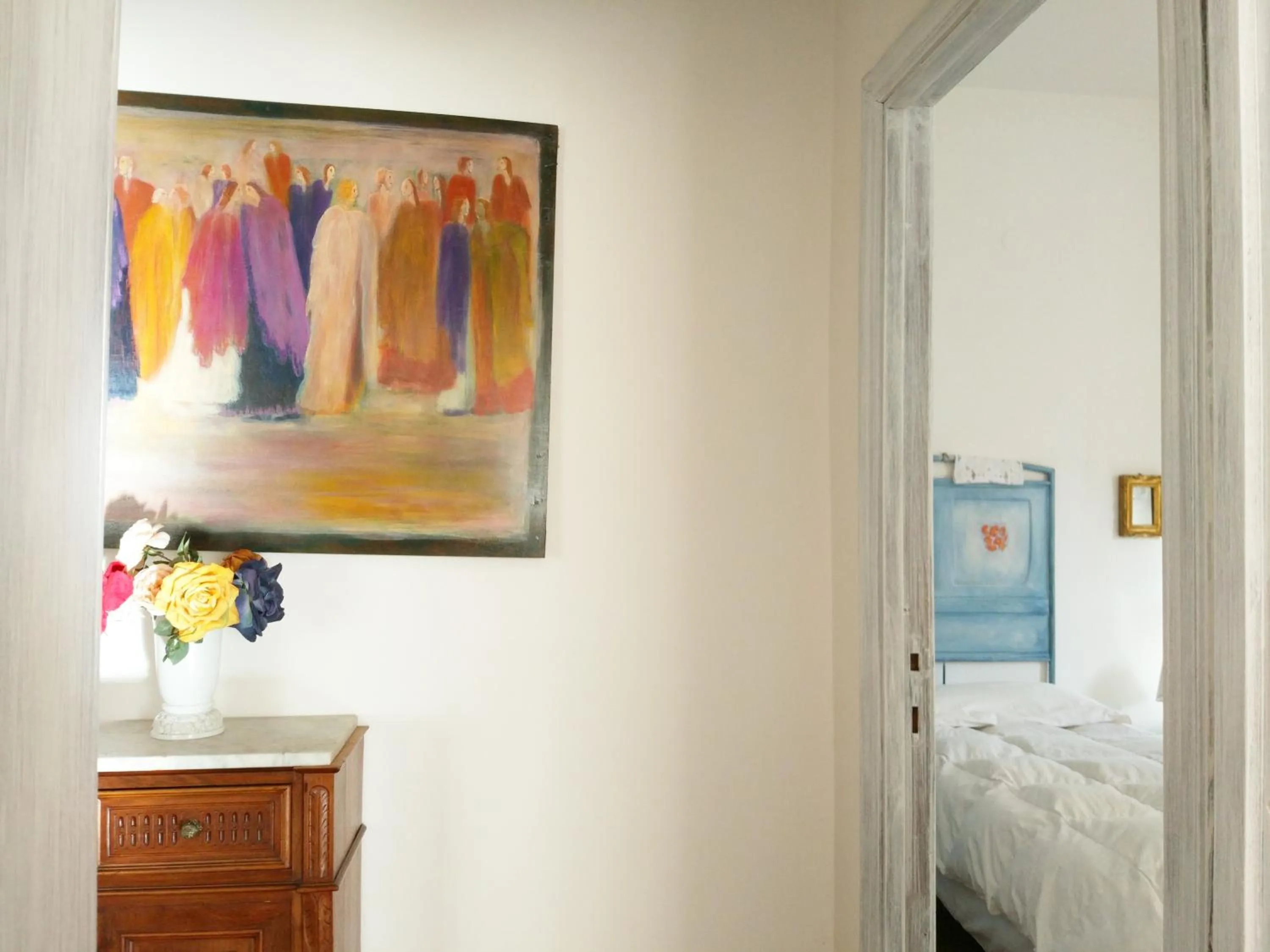 Decorative detail, Bed in Amariglio