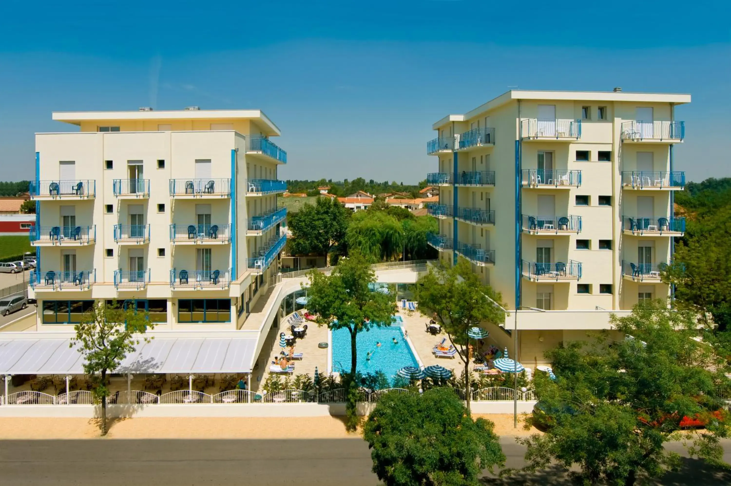 Bird's eye view in Hotel Miami