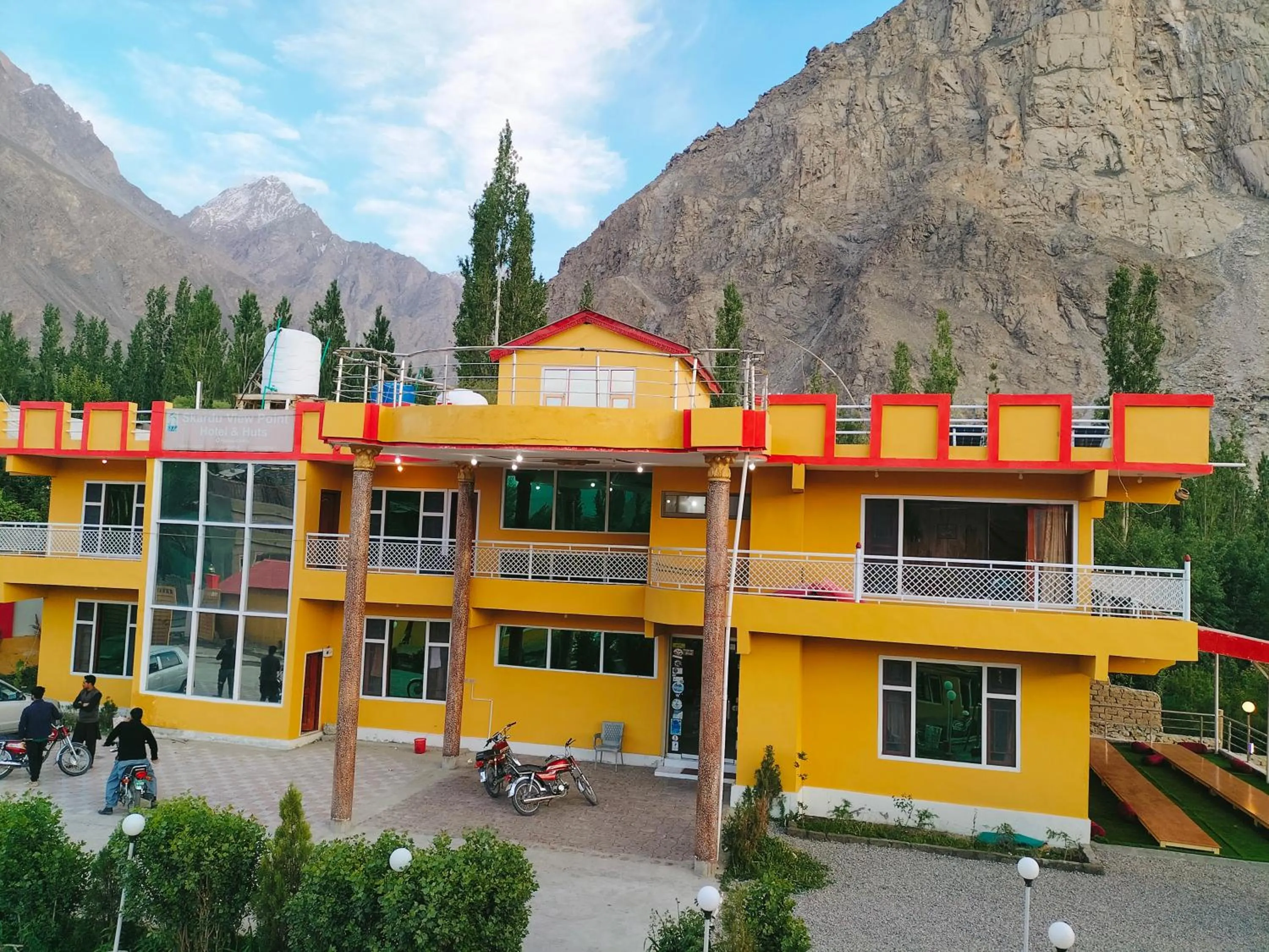 Property building in Skardu View Point Hotel