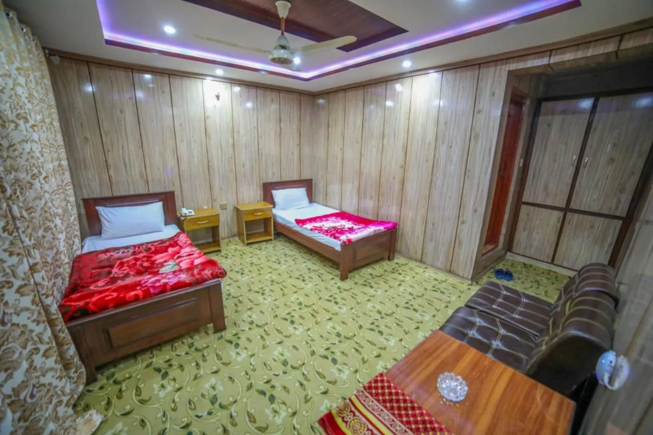 Photo of the whole room, Bed in Skardu View Point Hotel