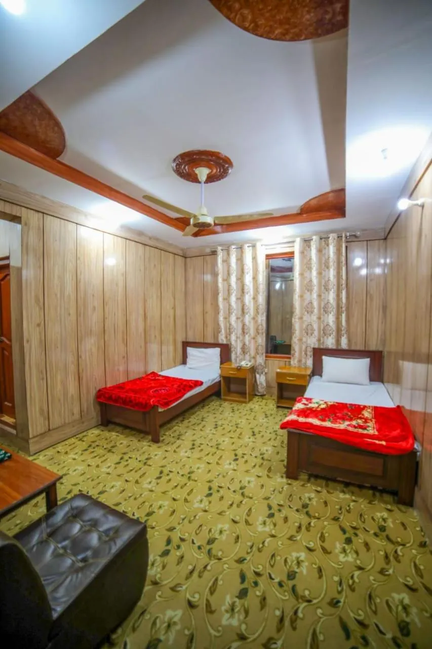 Photo of the whole room, Bed in Skardu View Point Hotel