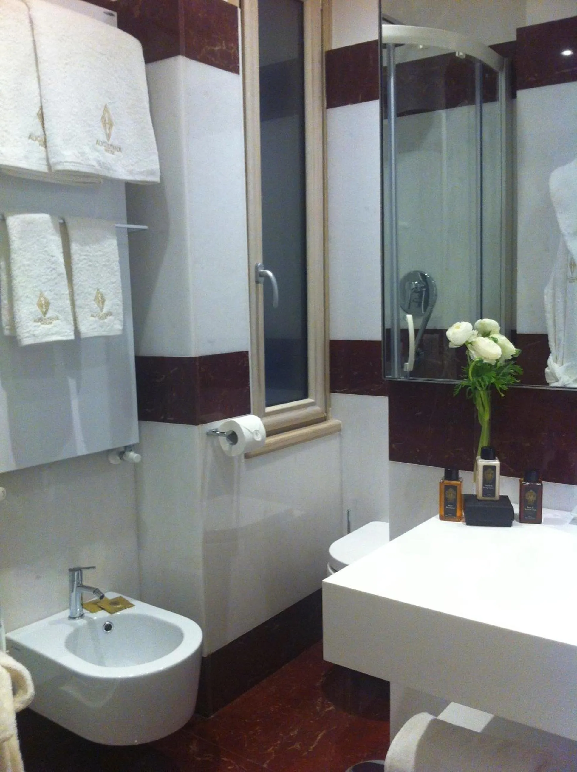 Bathroom in Augustana House and Suites