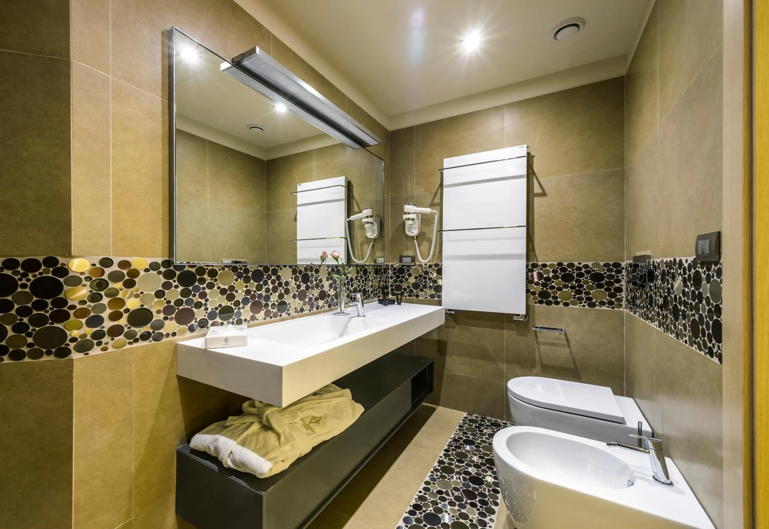 Bathroom in Augustana House and Suites