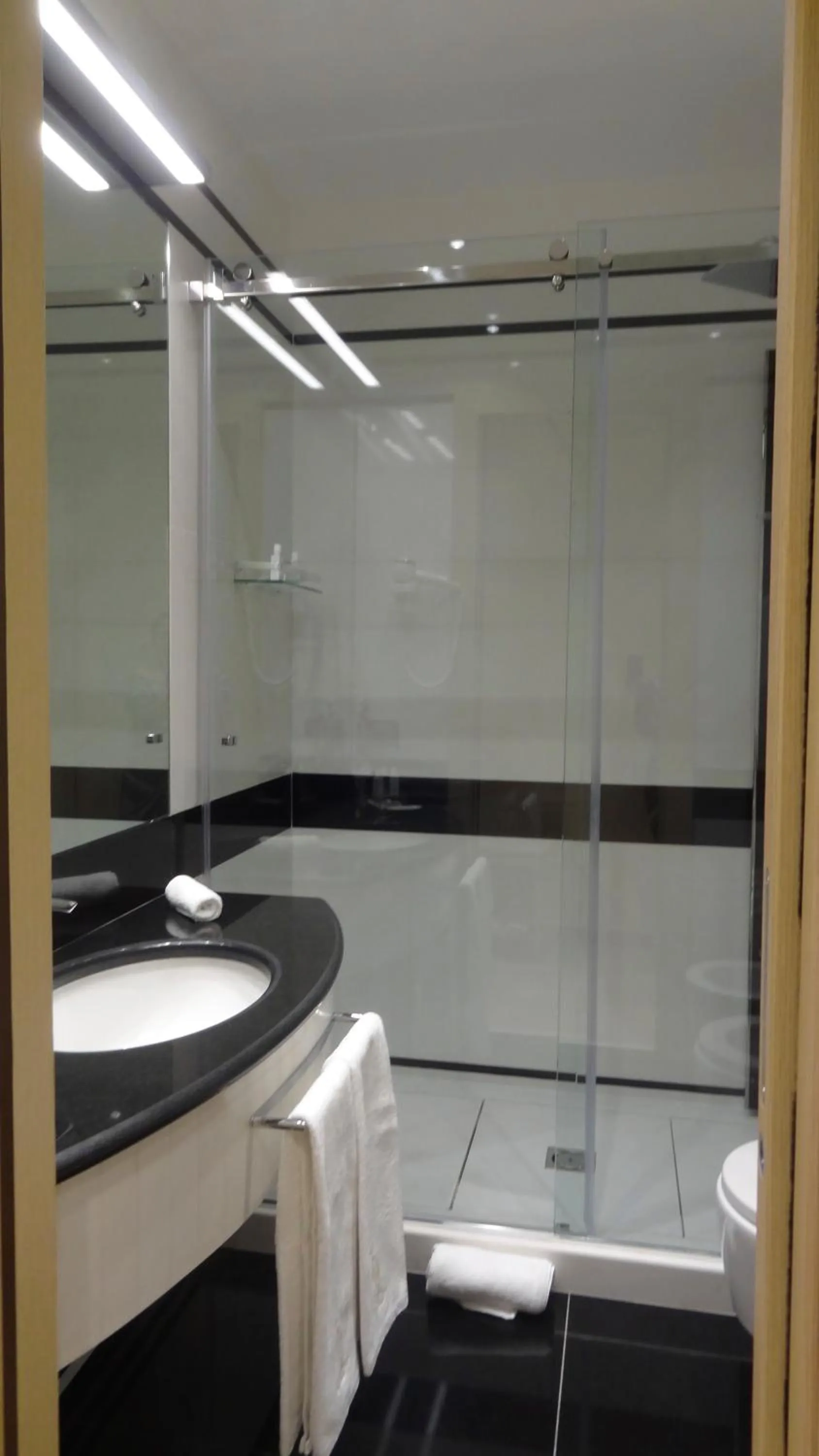 Bathroom in Augustana House and Suites