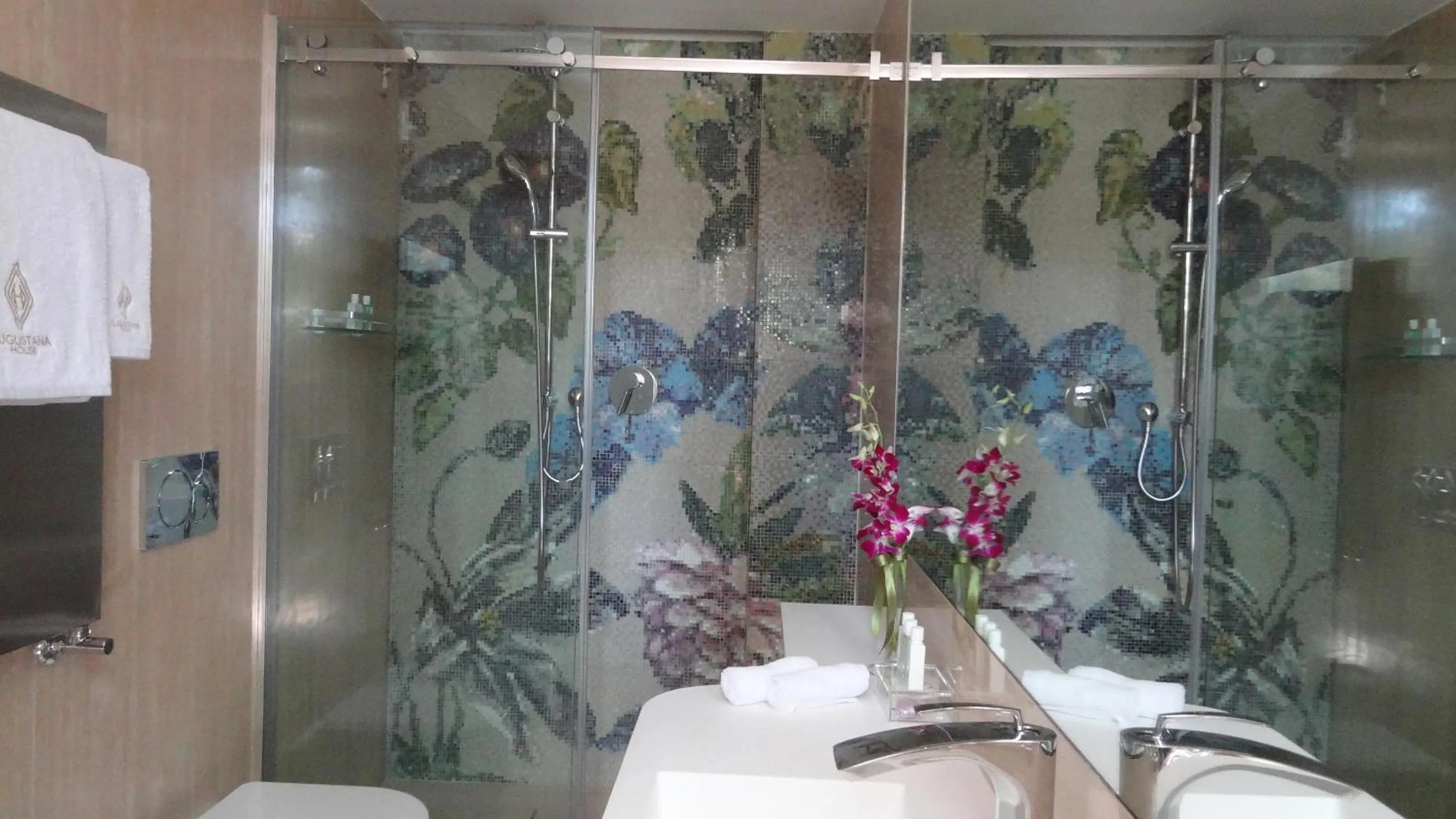 Bathroom in Augustana House and Suites