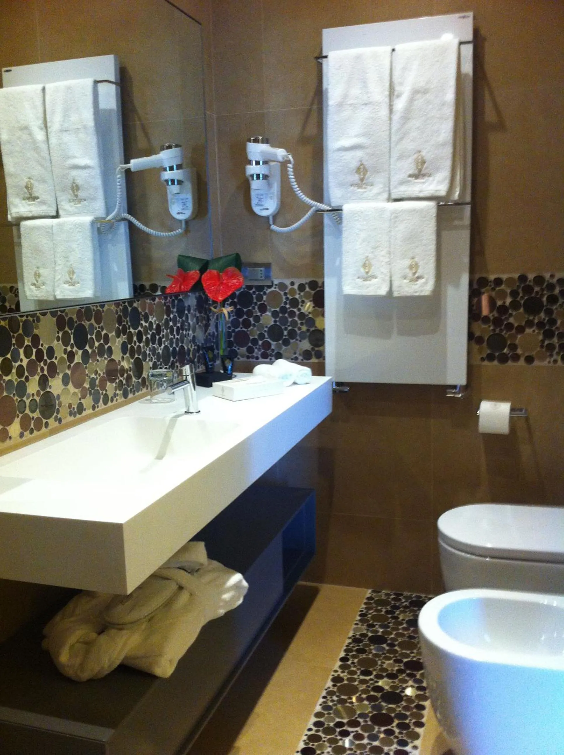 Bathroom in Augustana House and Suites