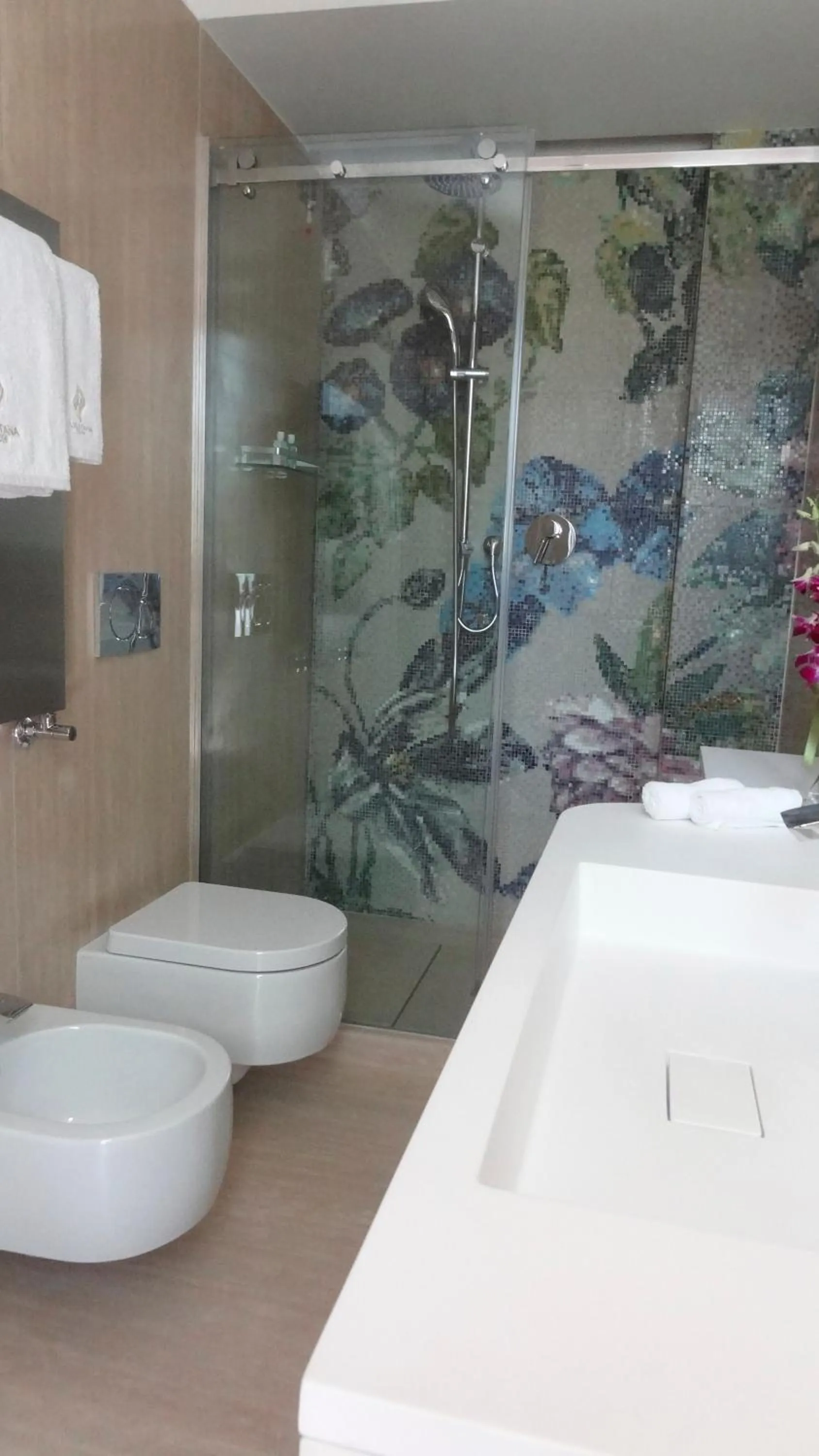 Bathroom in Augustana House and Suites