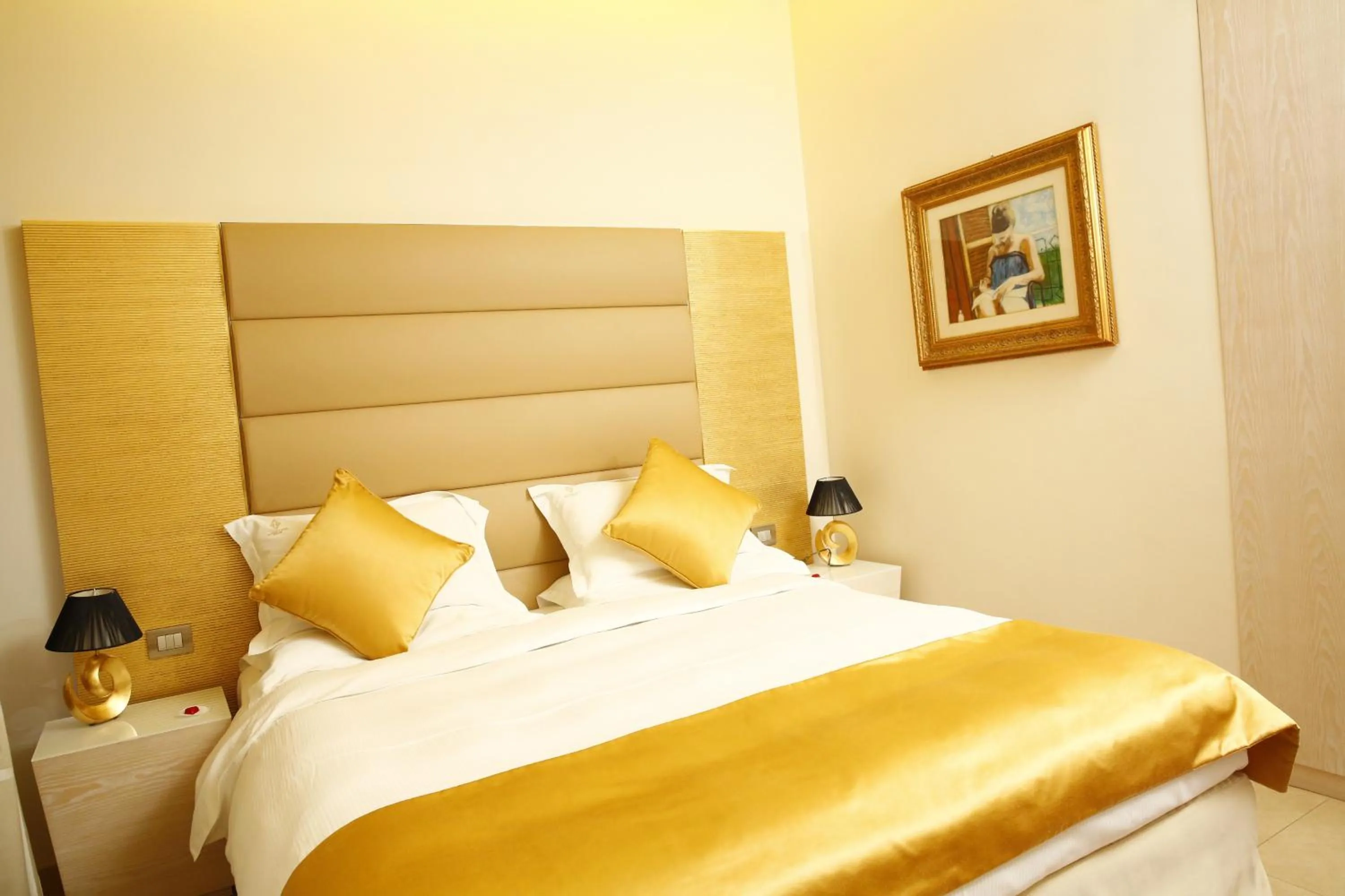 Bedroom, Bed in Augustana House and Suites