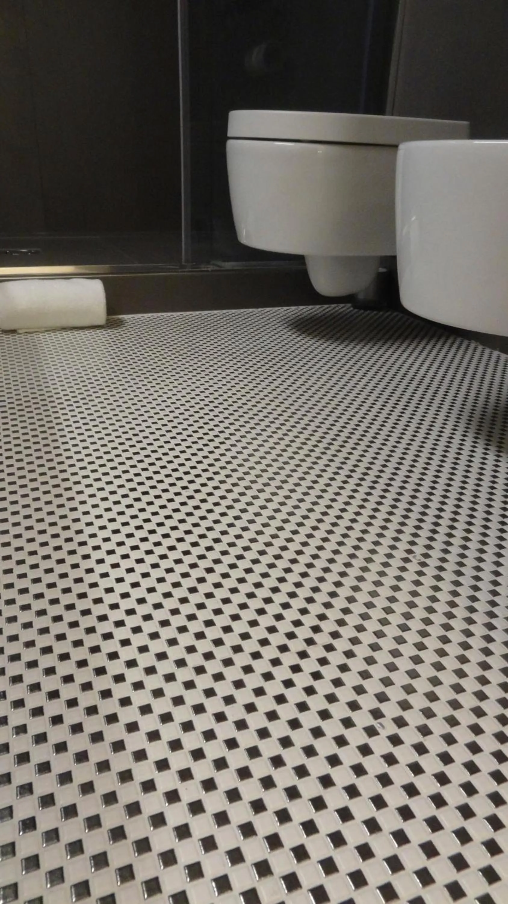 Bathroom in Augustana House and Suites