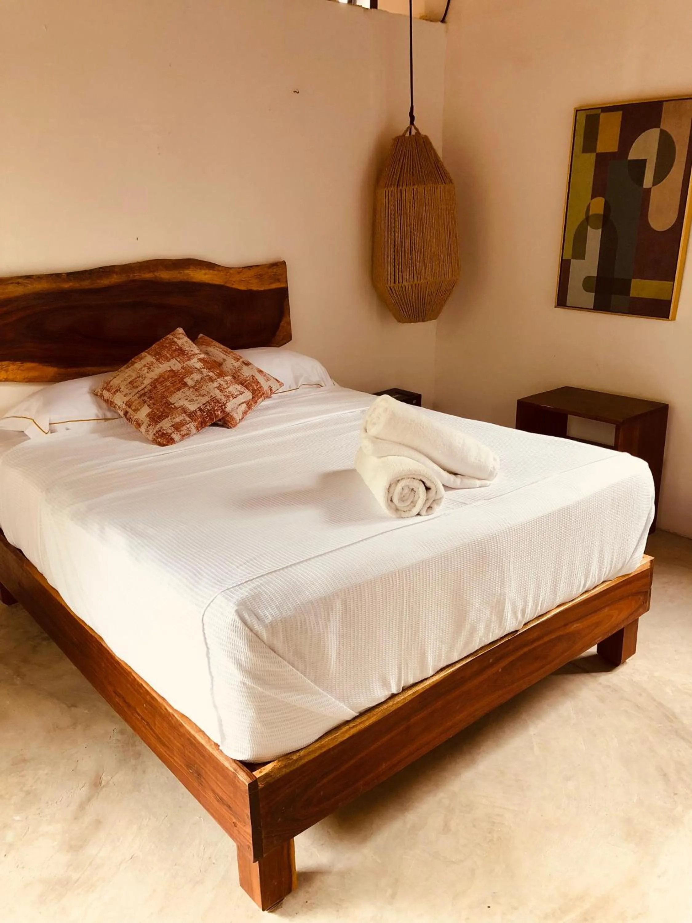 Bed in Cabañas Tulum - Aldea Mangle & Cenote
