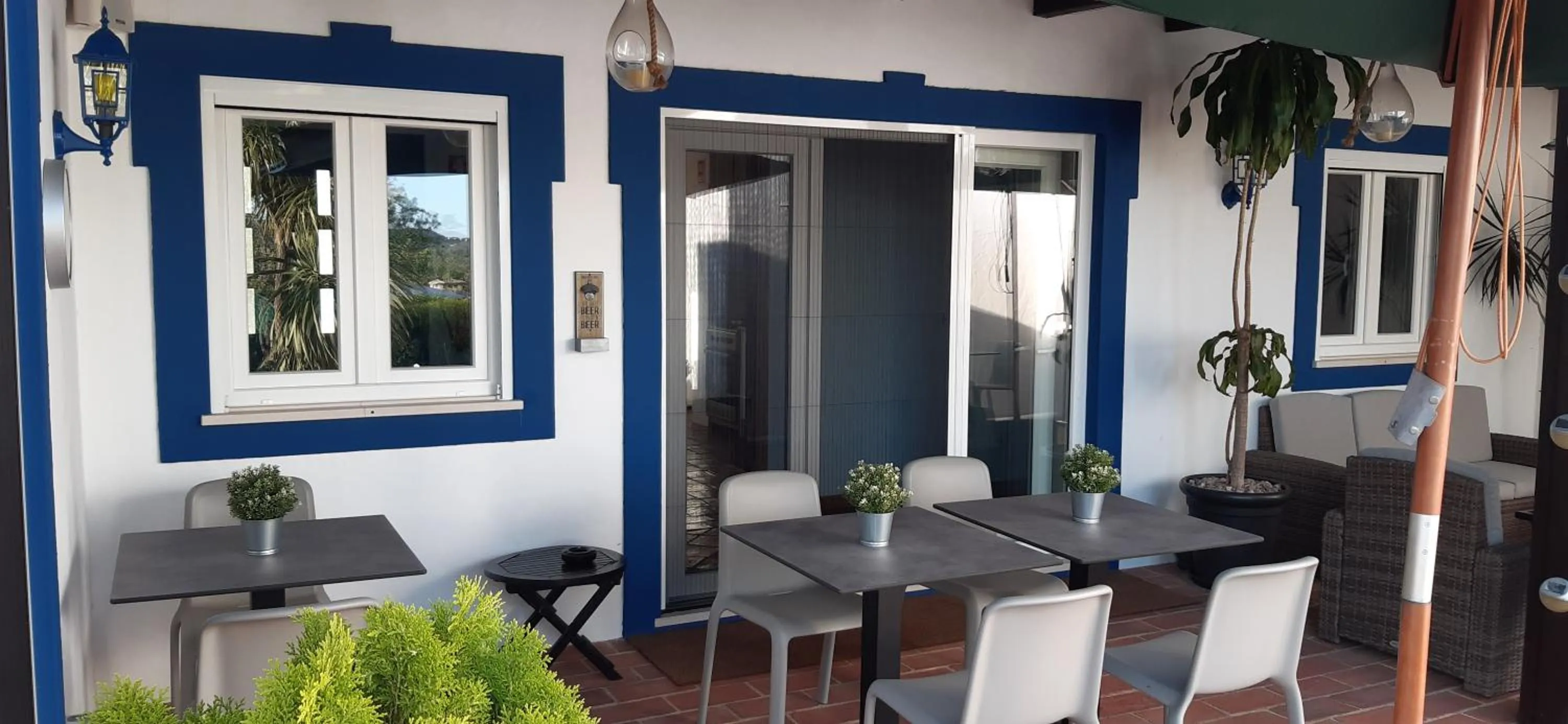 Patio in ApraHouseLoule Guesthouse