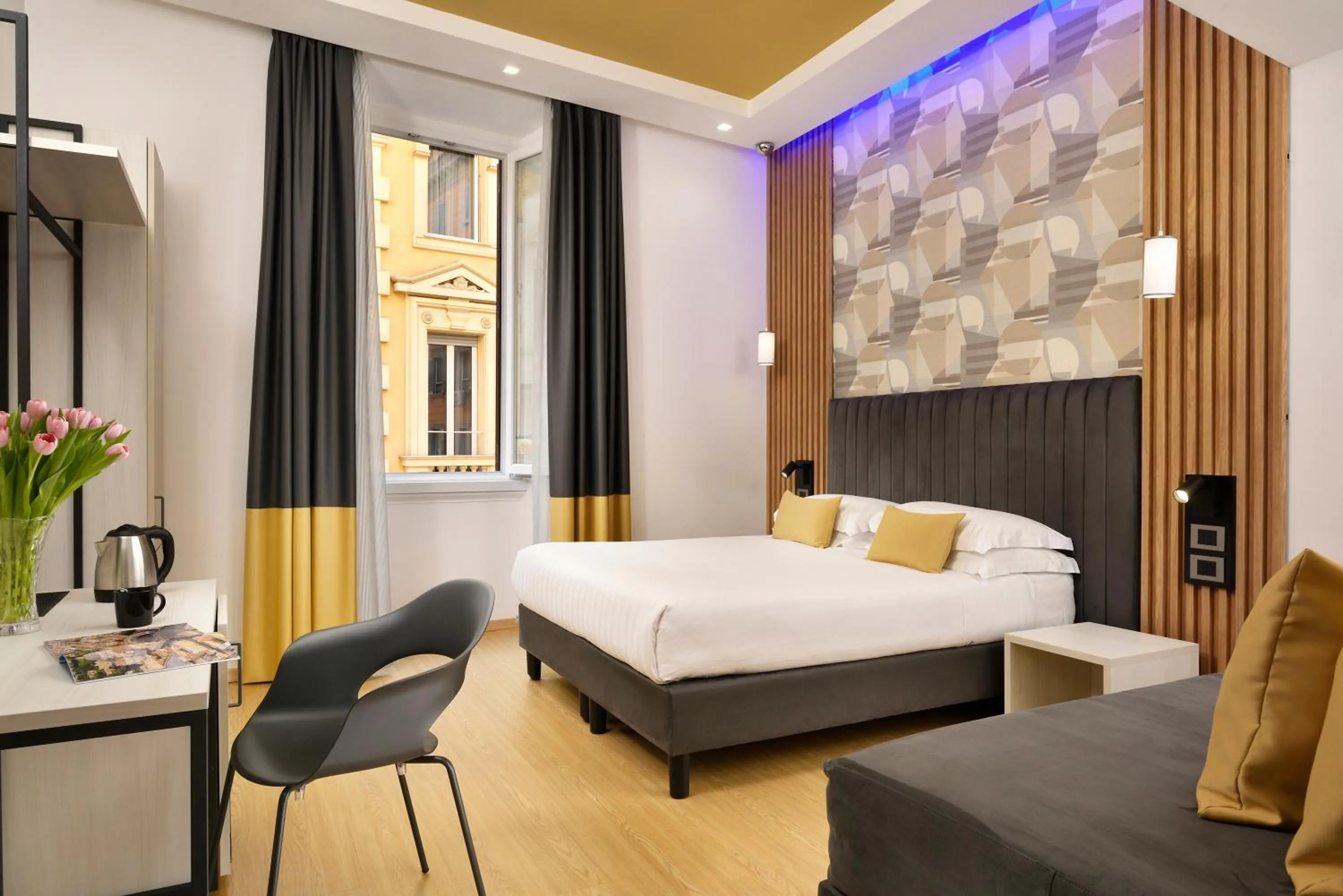 Bedroom, Bed in Hotel Patria
