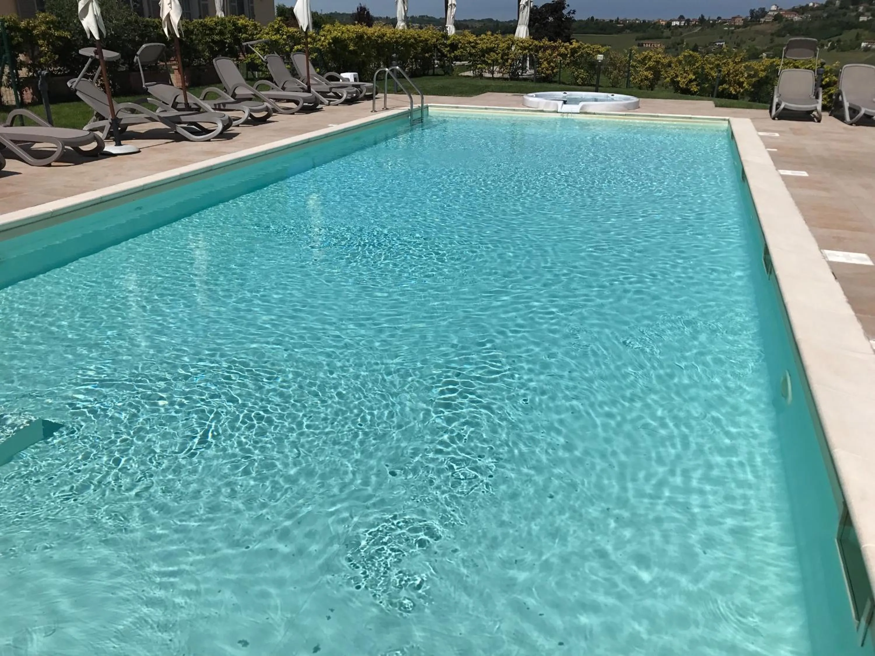 Pool view in NaturalMente Wine Resort