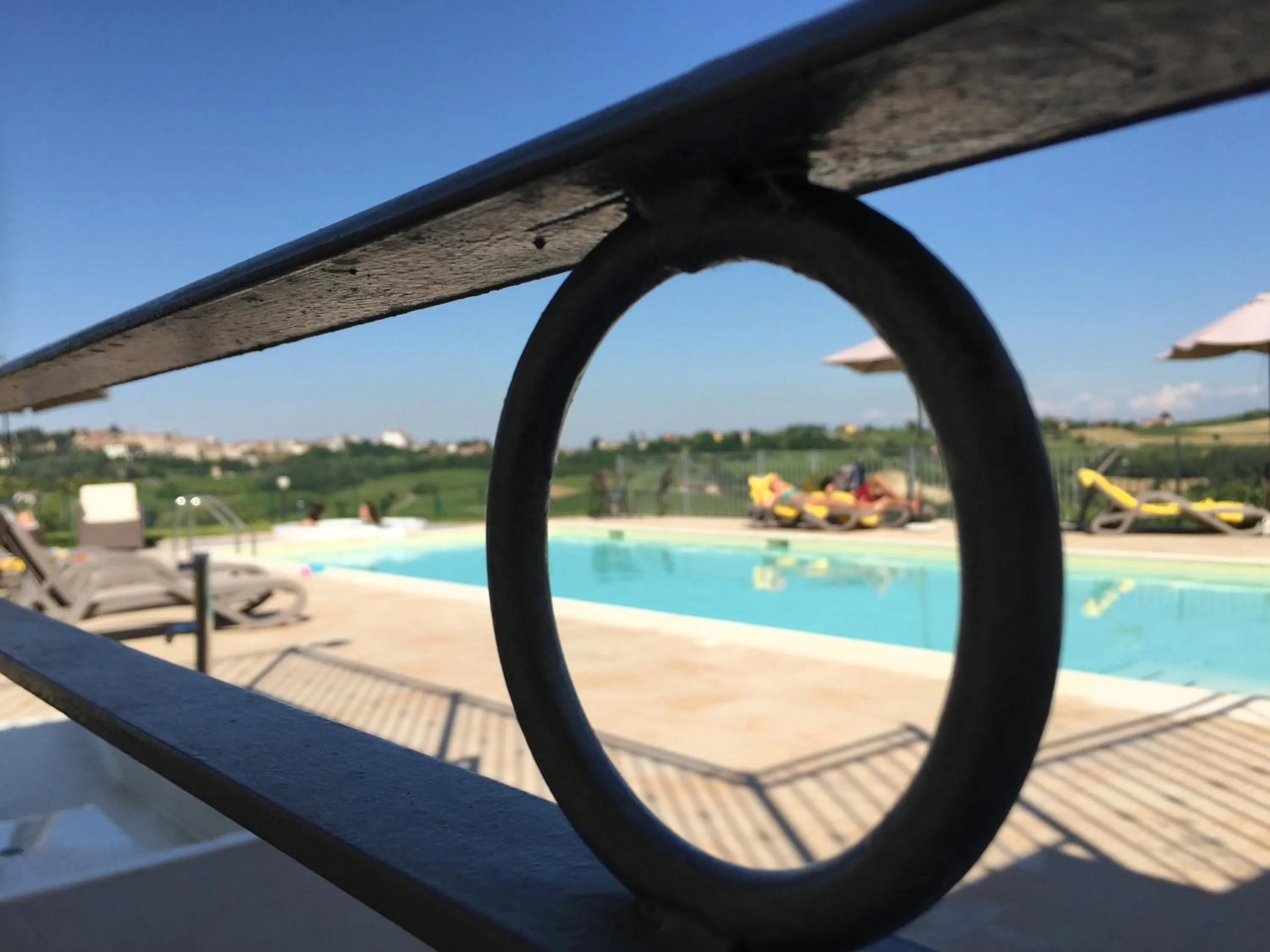 Pool view in NaturalMente Wine Resort