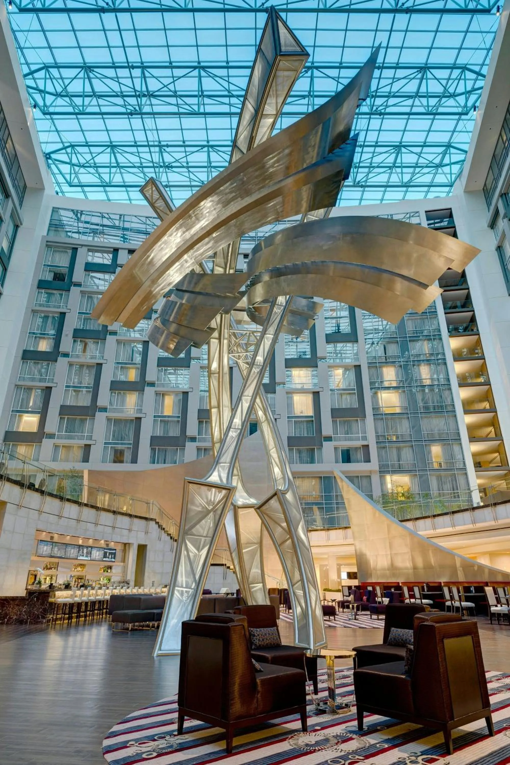 Lobby or reception in Marriott Marquis Washington, DC