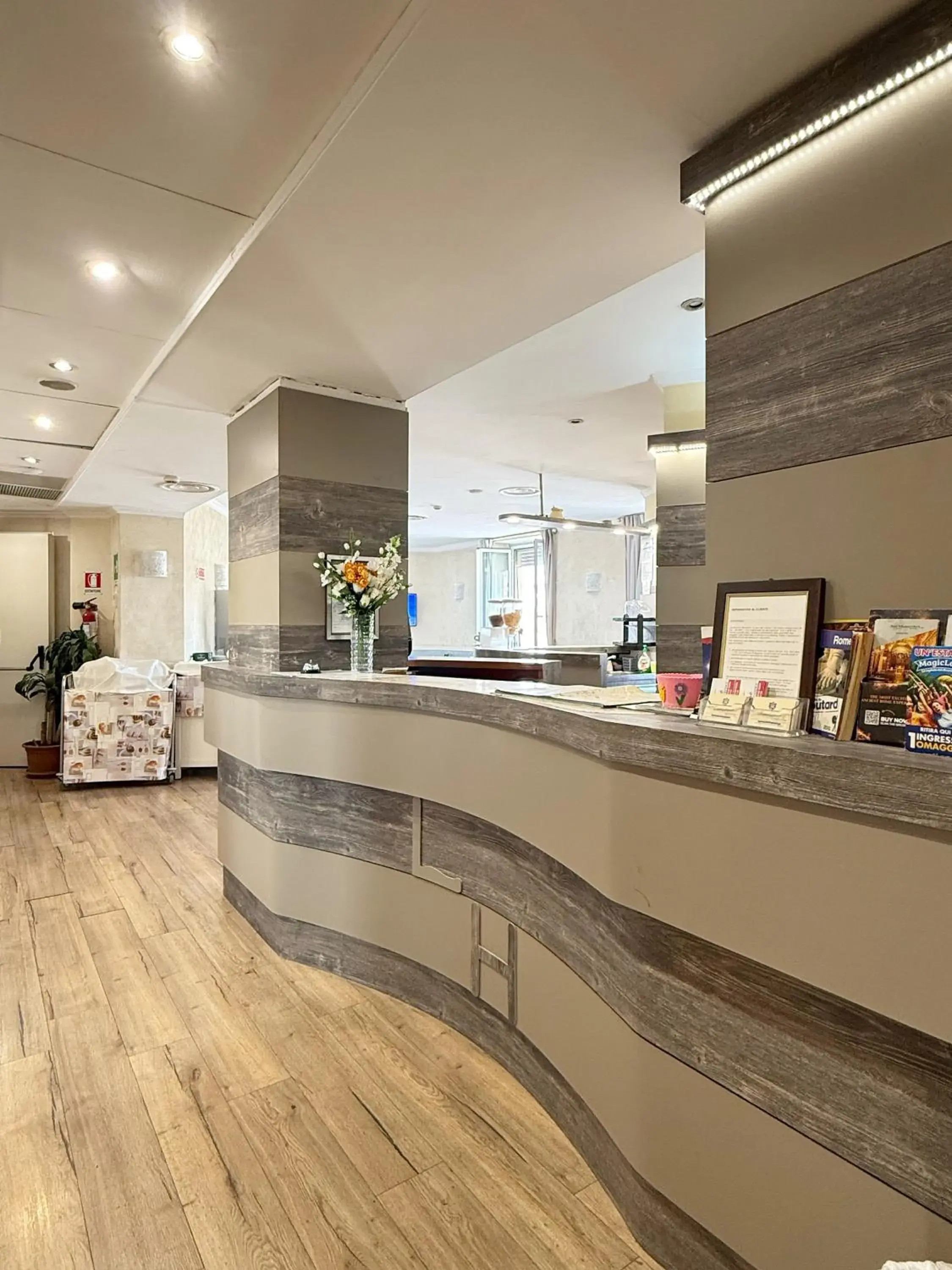 Lobby or reception in Hotel Laura Lobby or reception in Hotel Laura