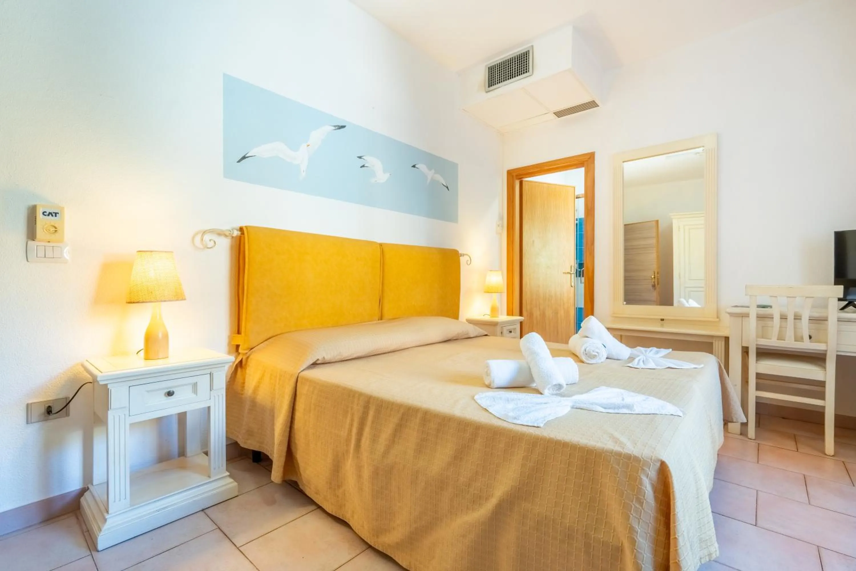 Bed in A.I.R. Hotel Gabbiano