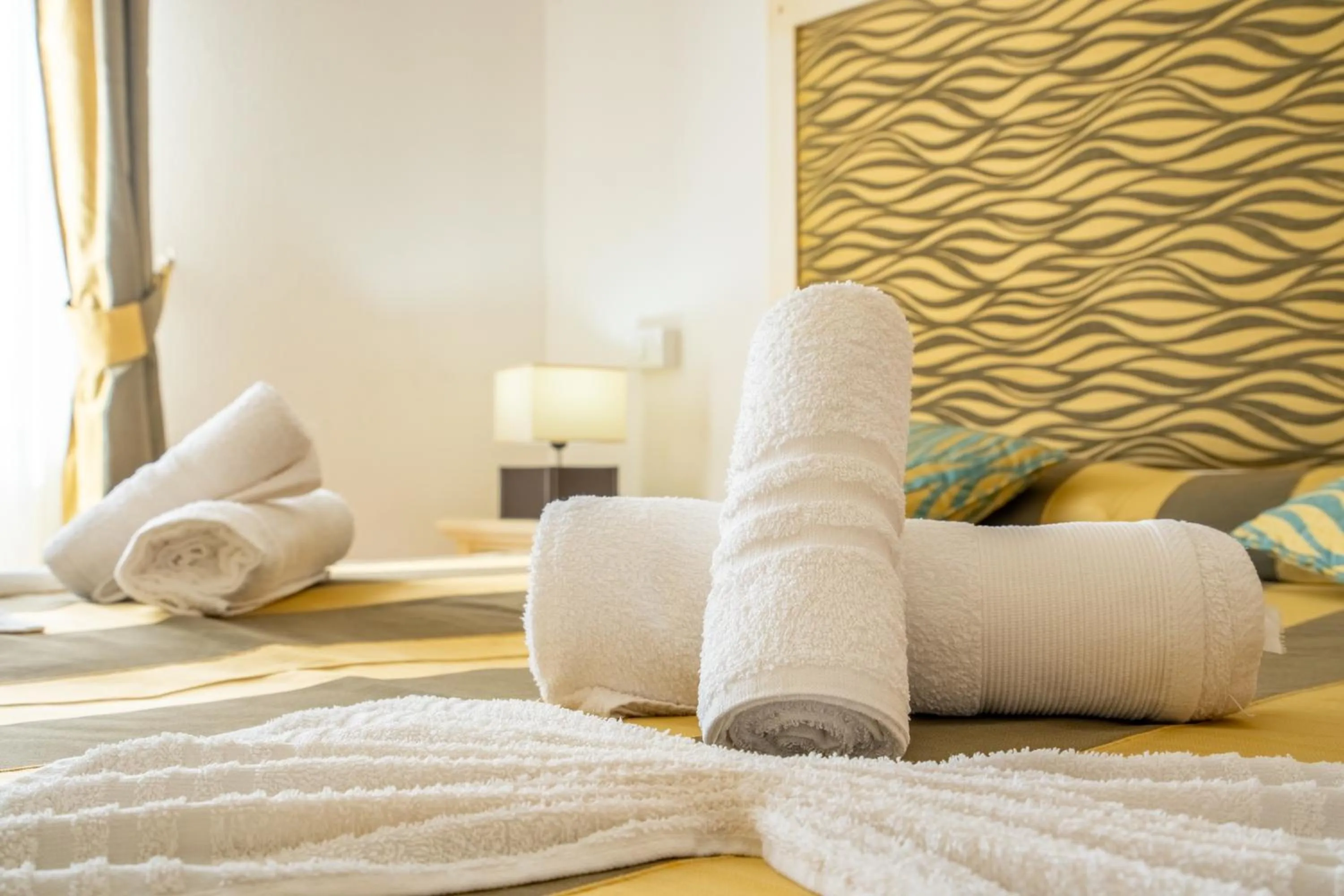 Bed in A.I.R. Hotel Gabbiano