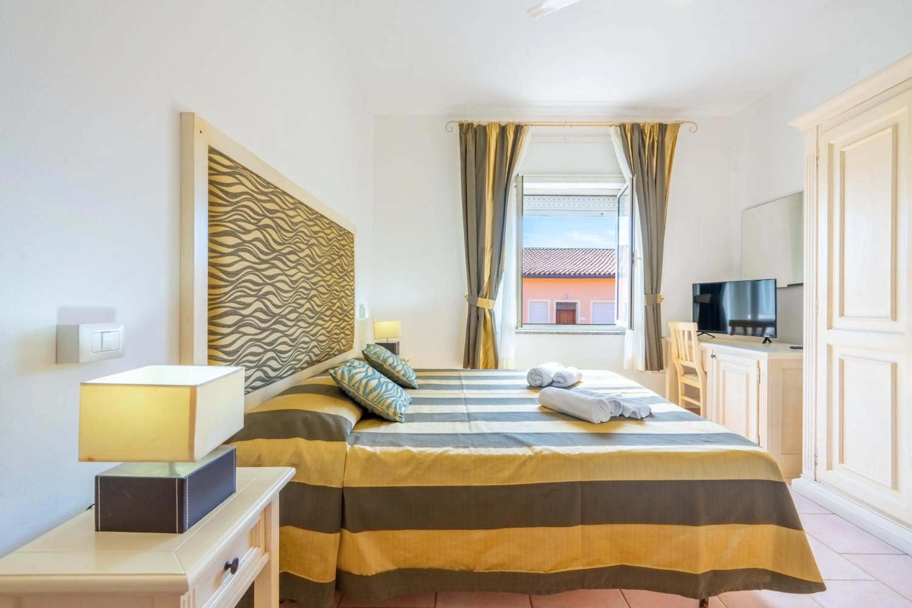 Bed in A.I.R. Hotel Gabbiano