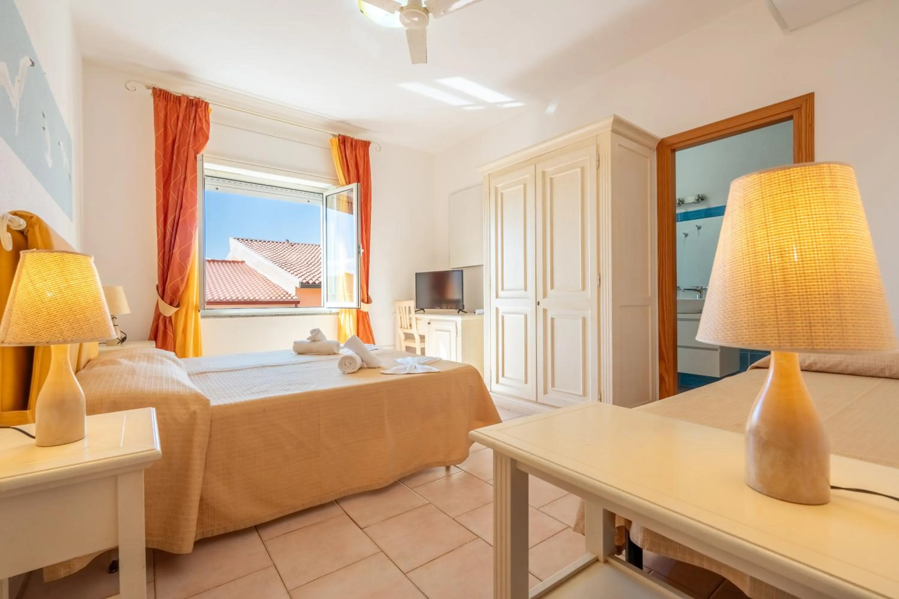 Bed in A.I.R. Hotel Gabbiano