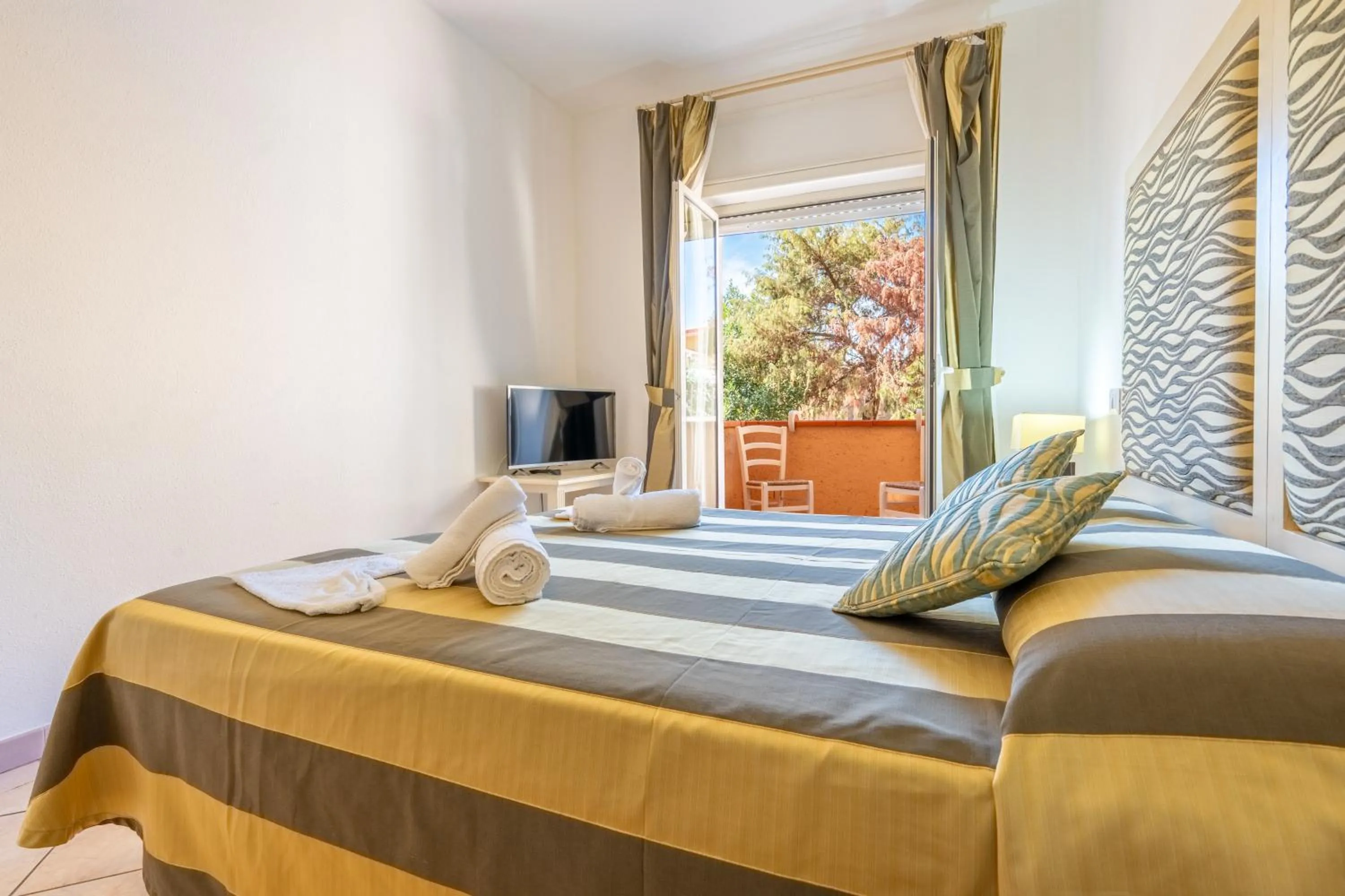 Bed in A.I.R. Hotel Gabbiano