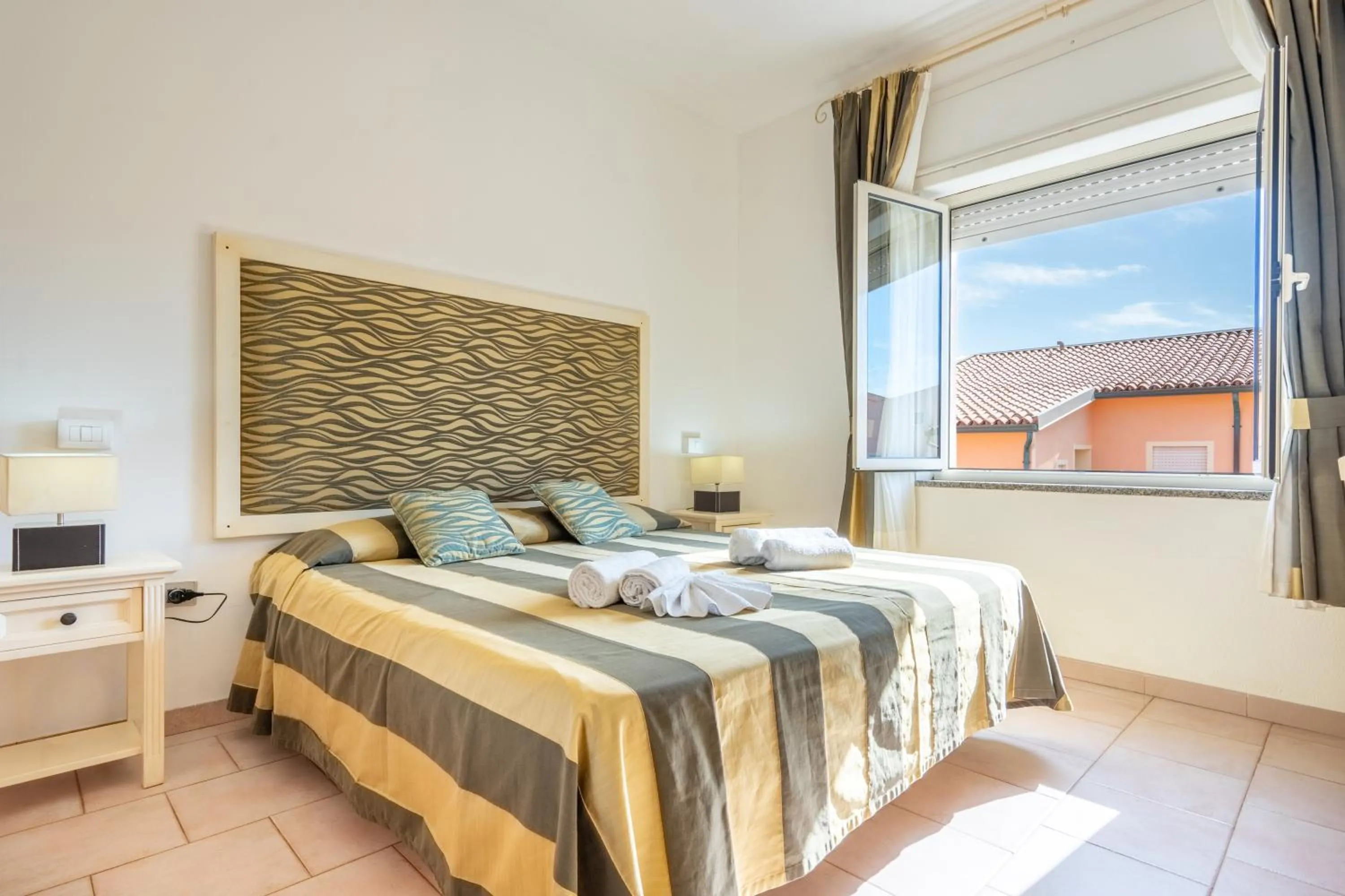 Bed in A.I.R. Hotel Gabbiano