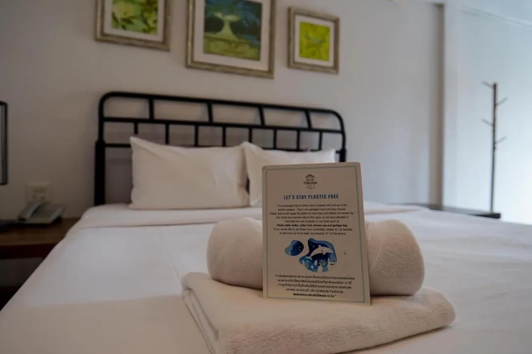 Bed in Hotel Toscana Trat