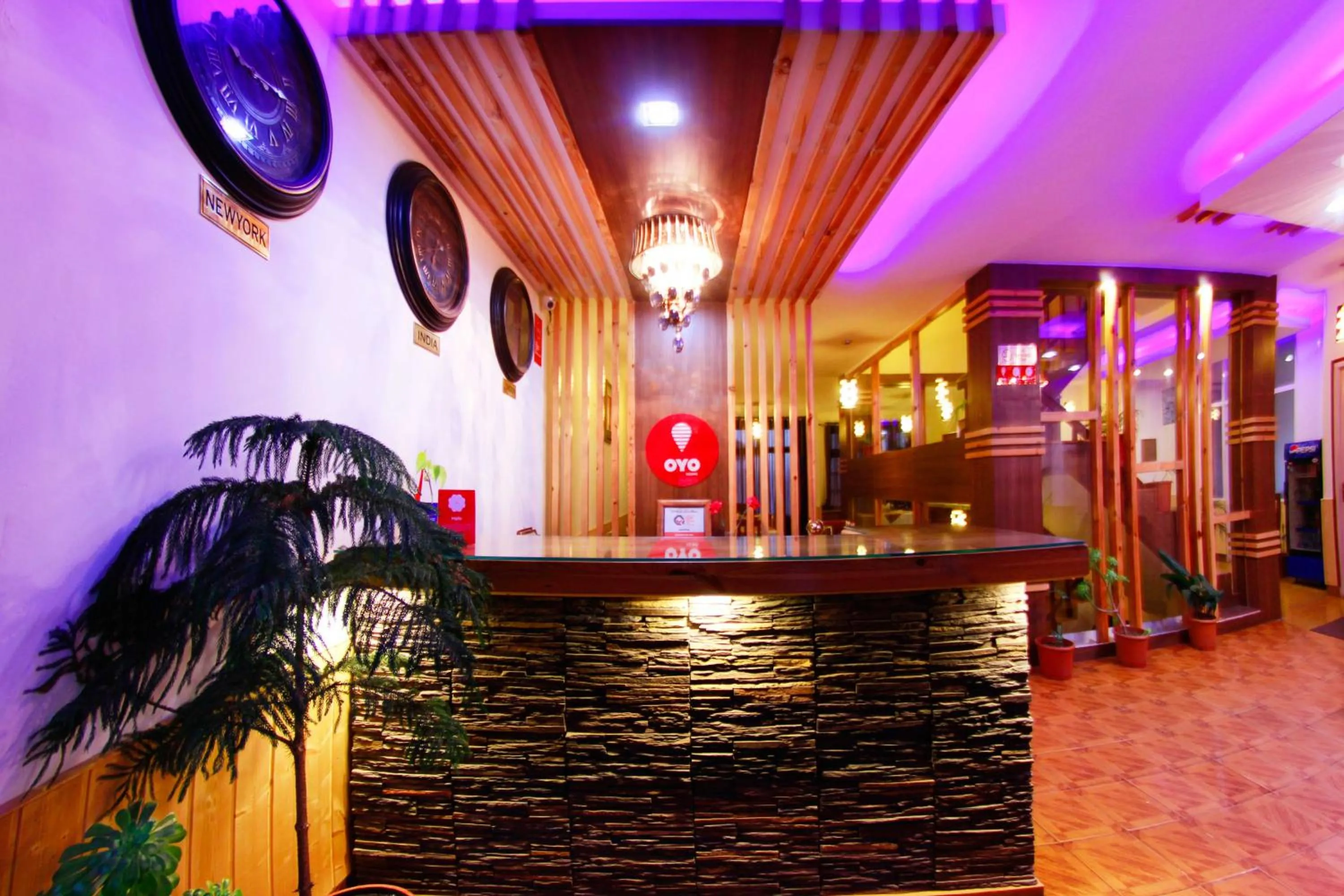 Lobby or reception in Hotel Ekant