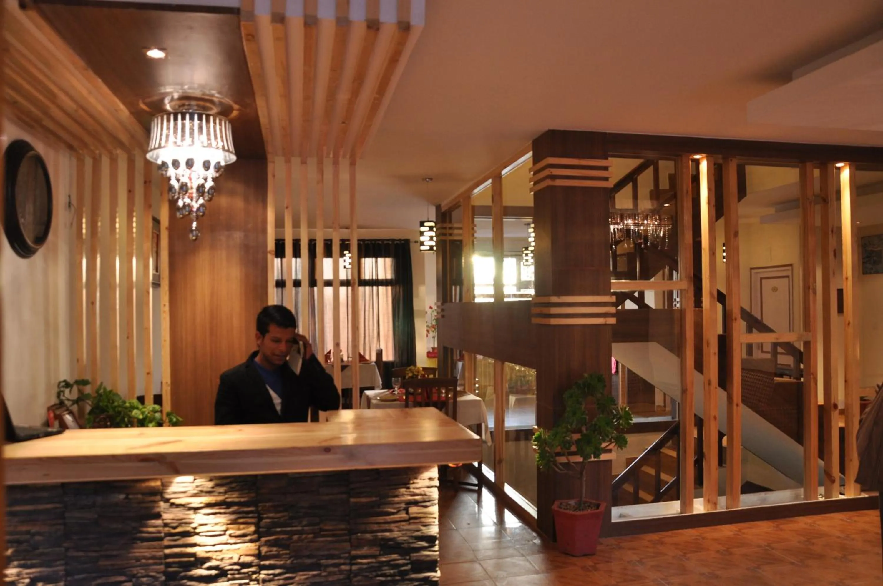 Lobby or reception in Hotel Ekant