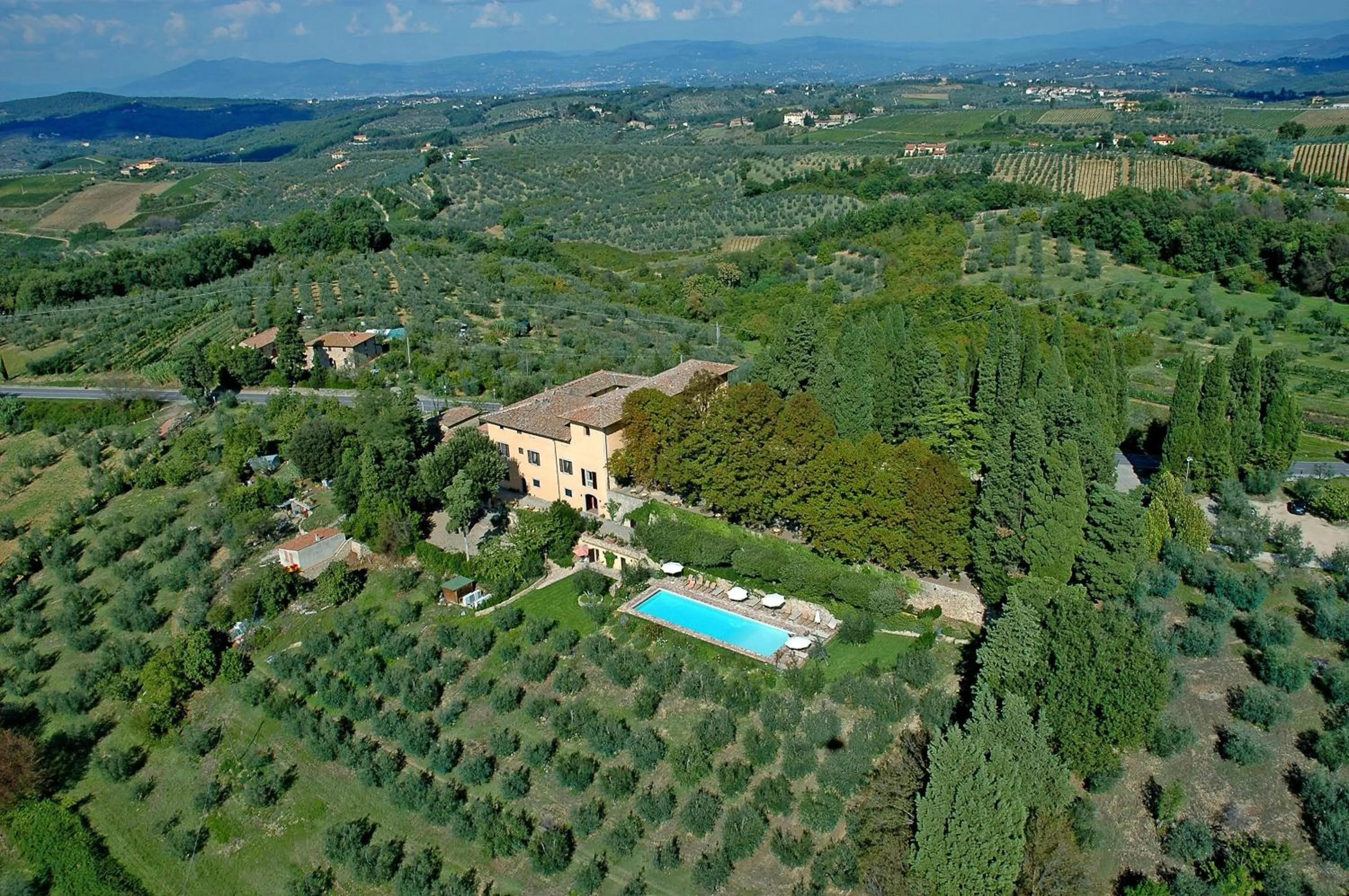 Bird's eye view in Villa Il Poggiale Dimora Storica
