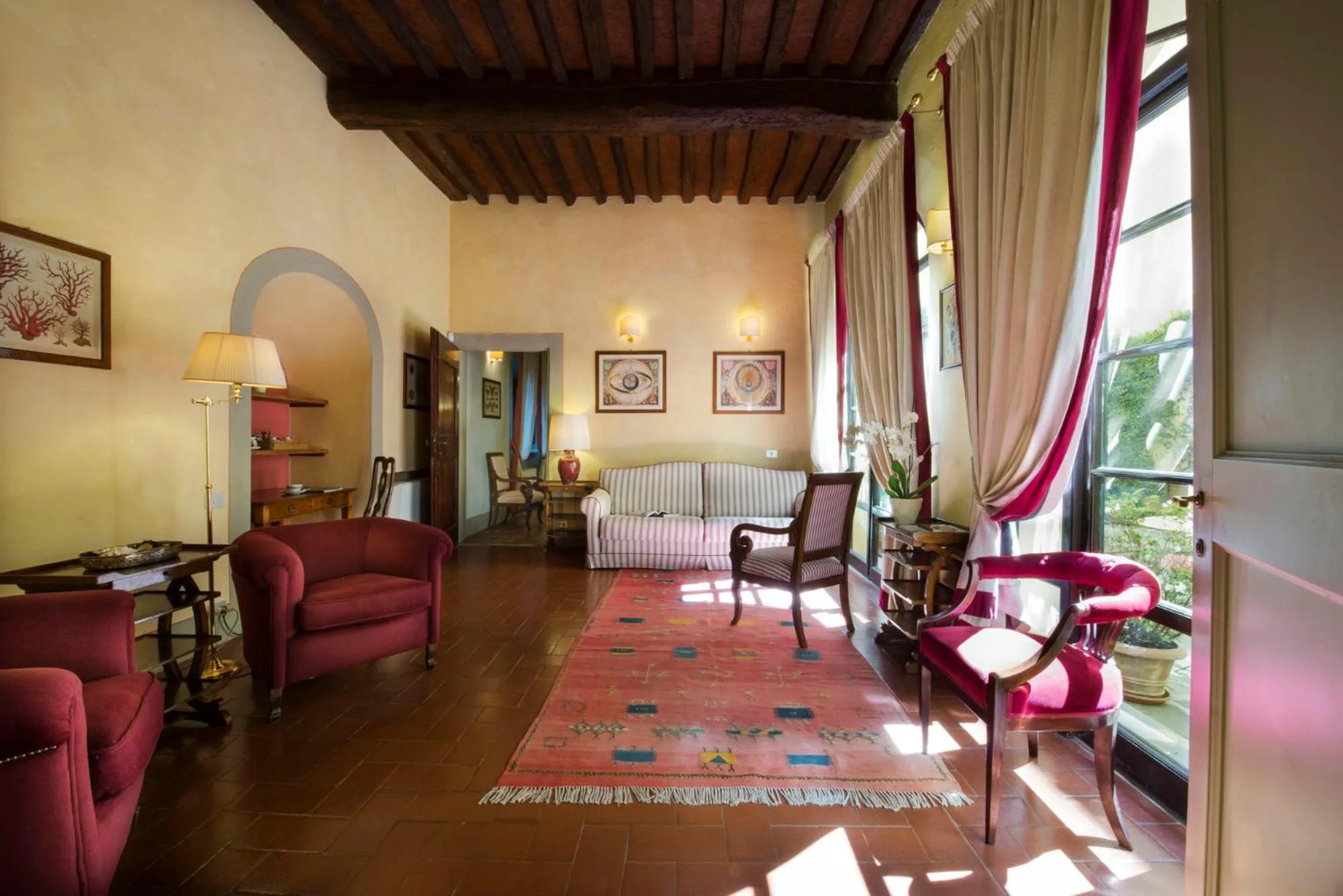 Living room in Villa Il Poggiale Dimora Storica