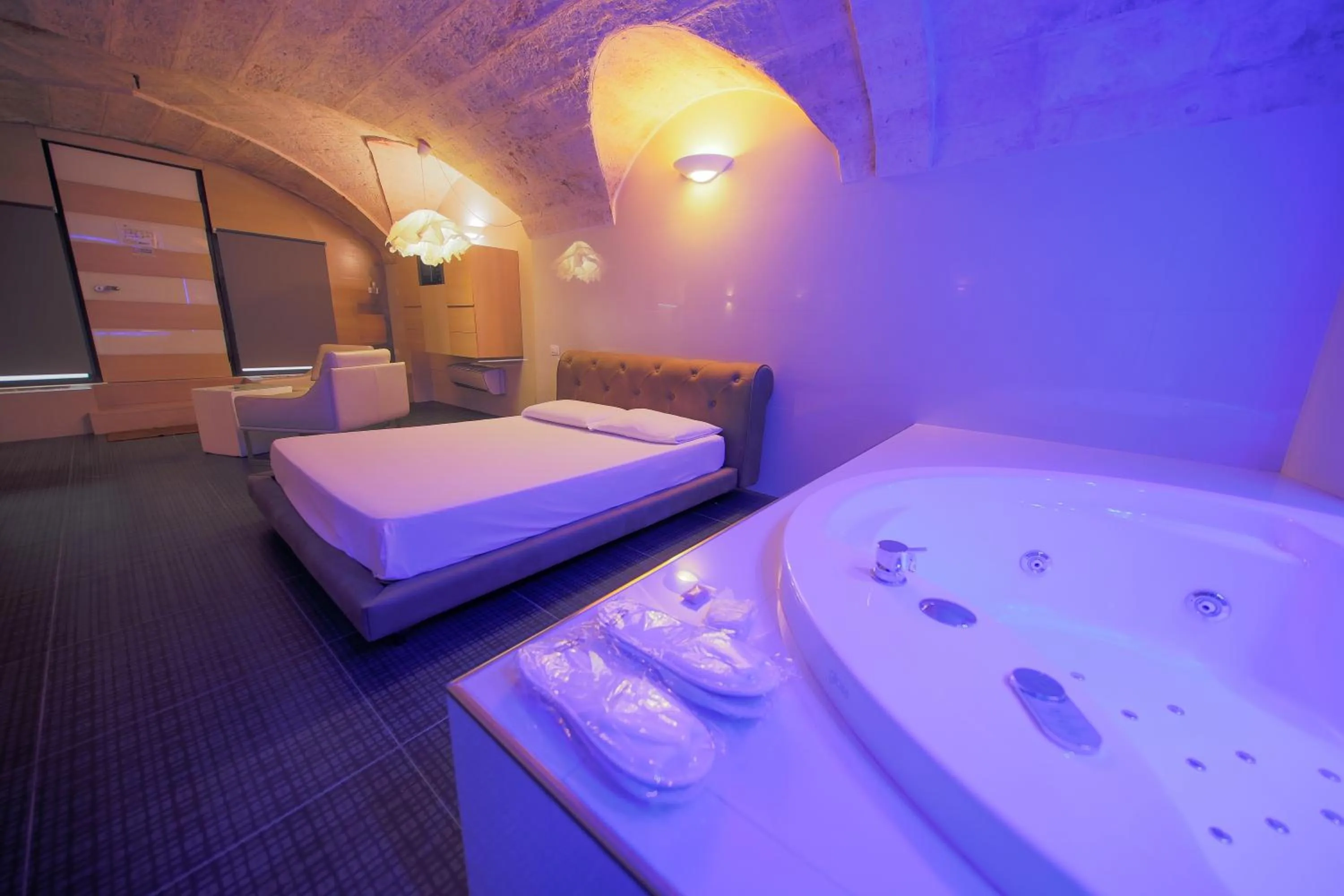 Bed in Cleros Sky Lounge