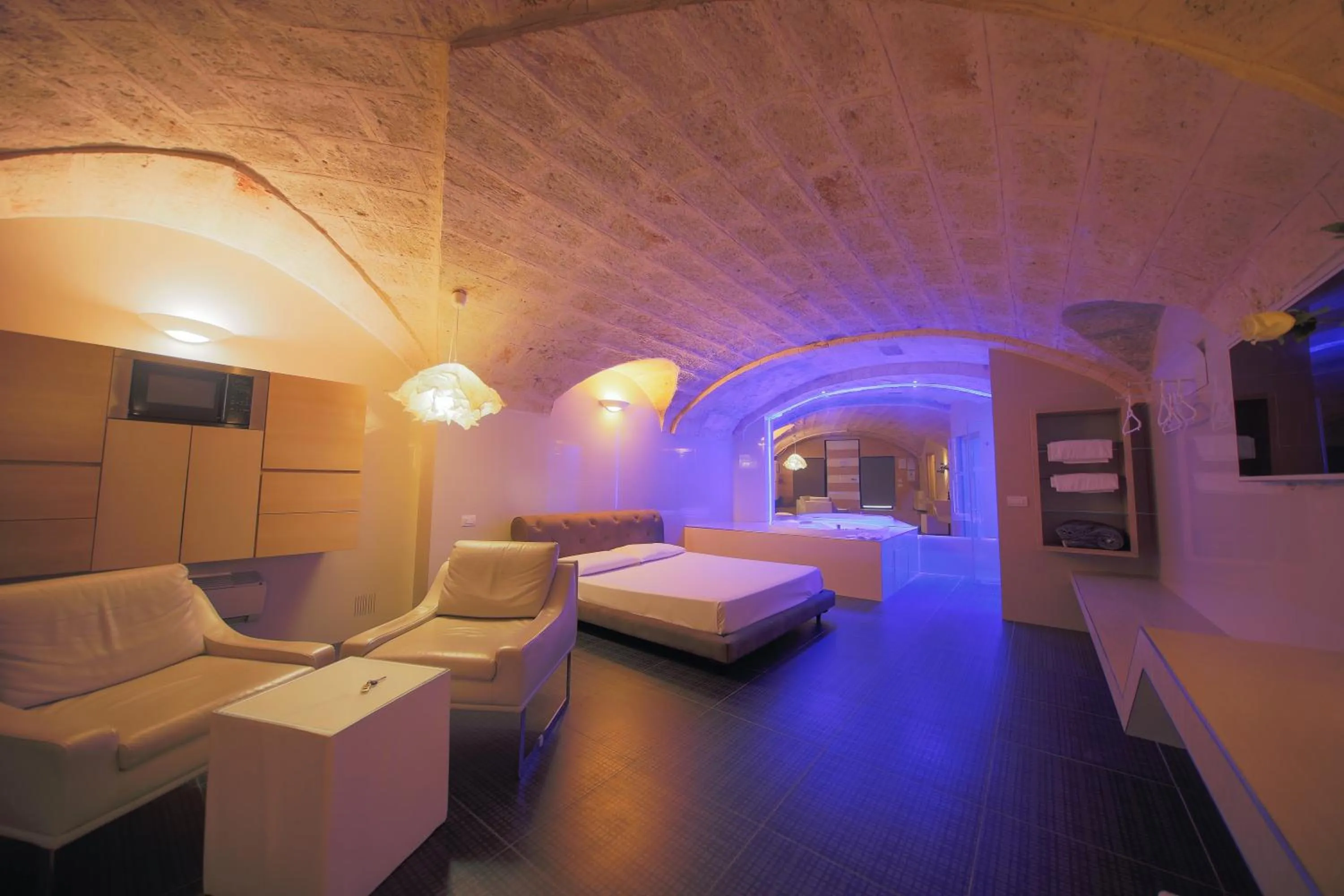 Bed in Cleros Sky Lounge