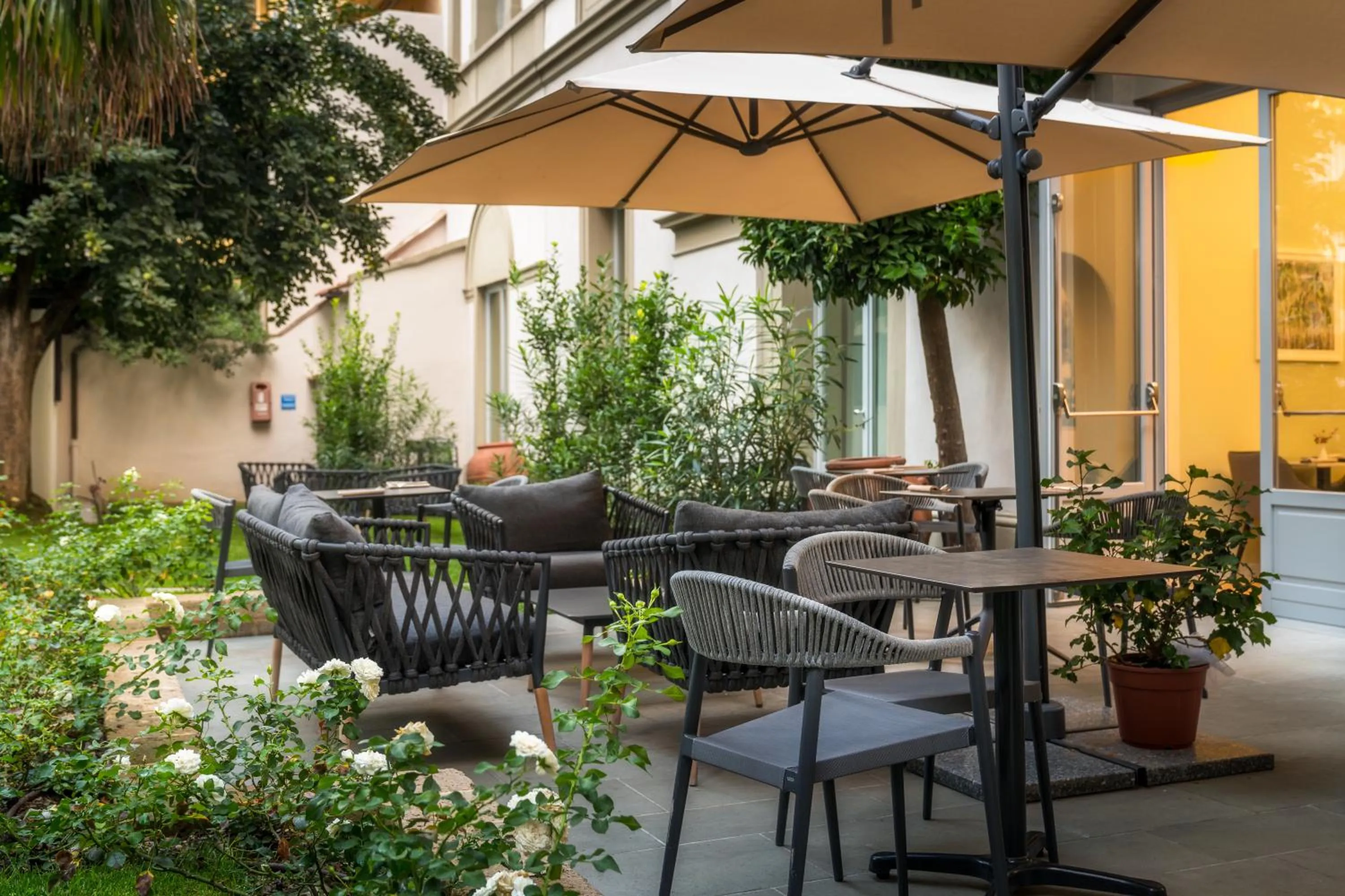 Garden in Hotel Ariele