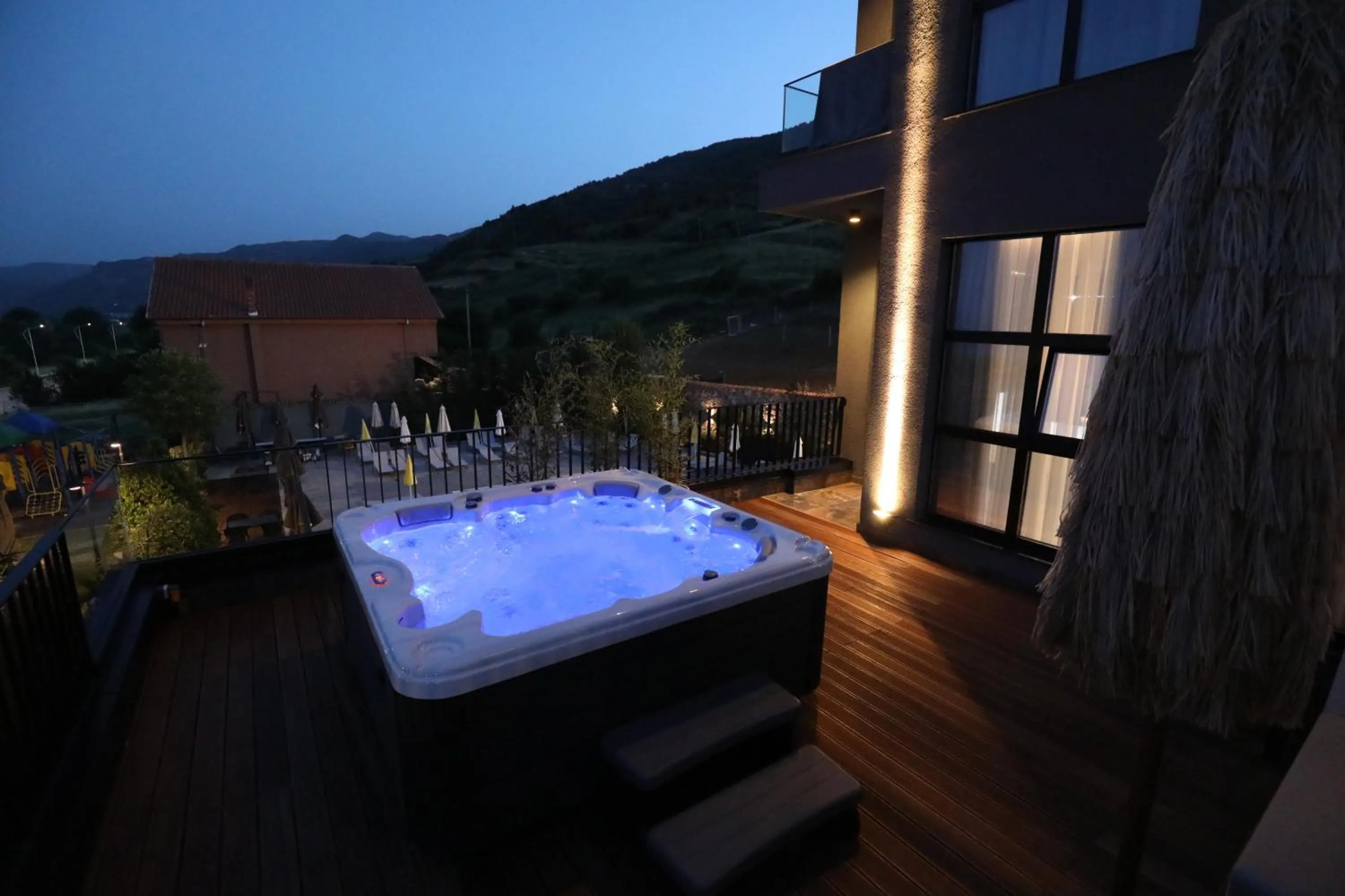 Patio in Toka Hotel Restaurant