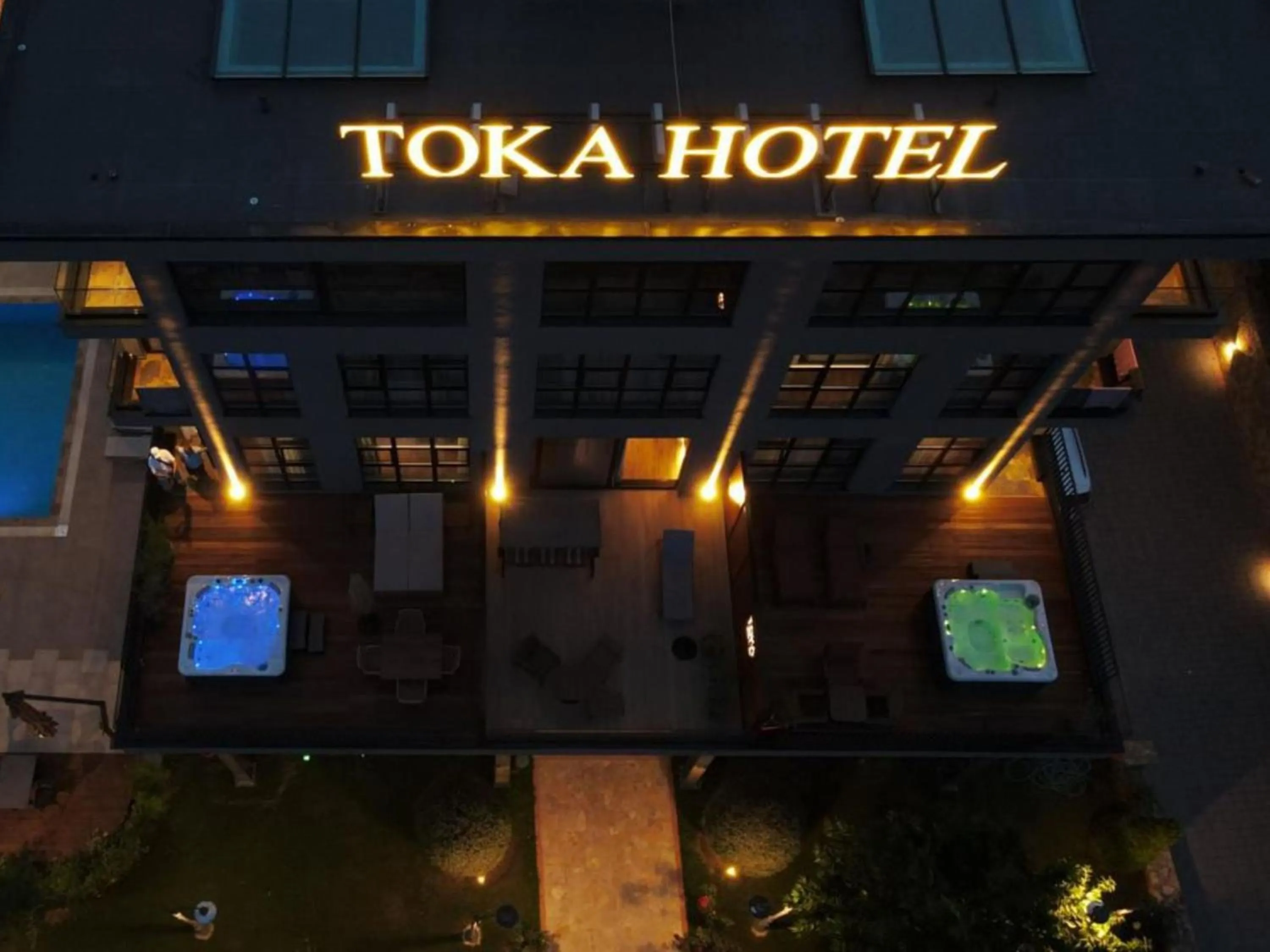 Night in Toka Hotel Restaurant