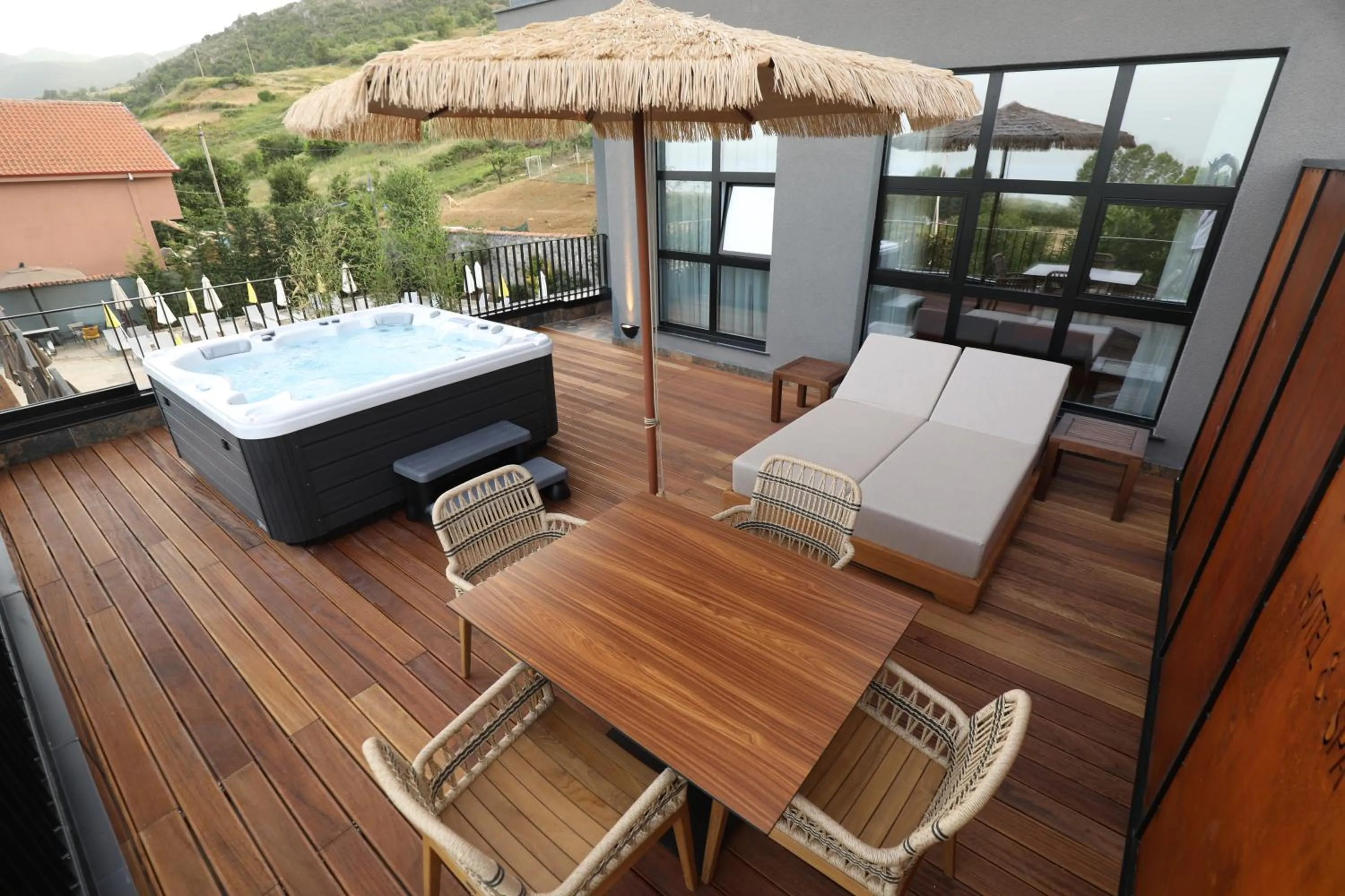 Patio in Toka Hotel Restaurant