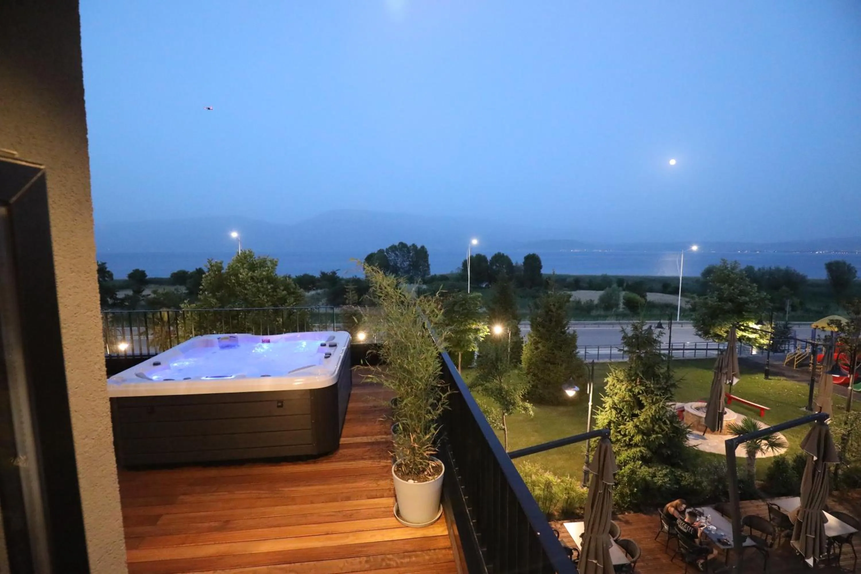 Patio in Toka Hotel Restaurant