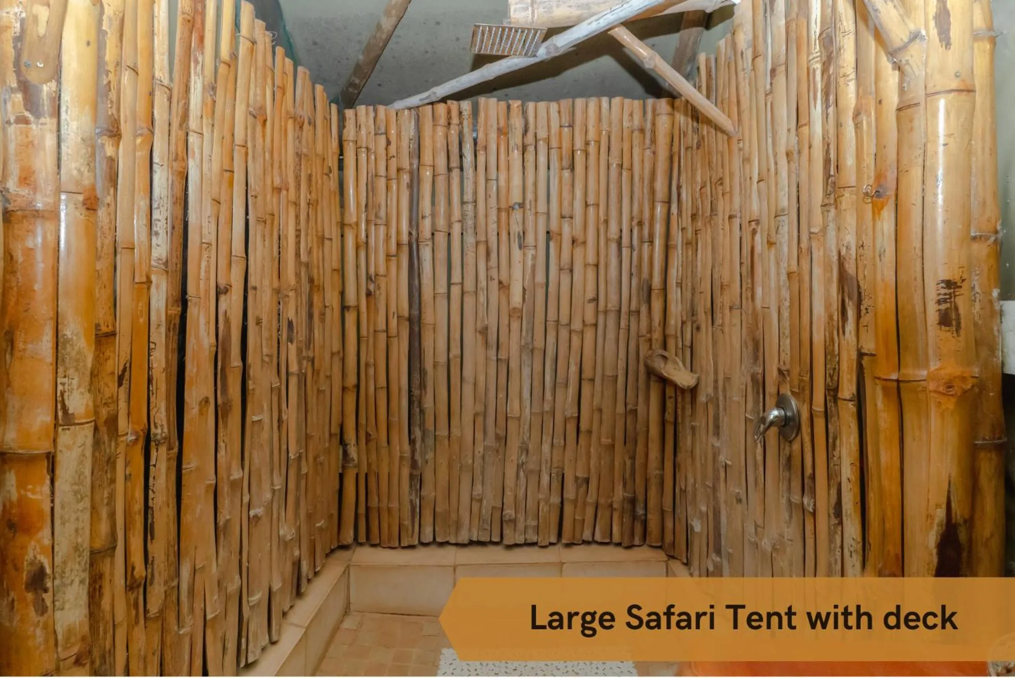 Shower in Crocodile Bridge Safari Lodge