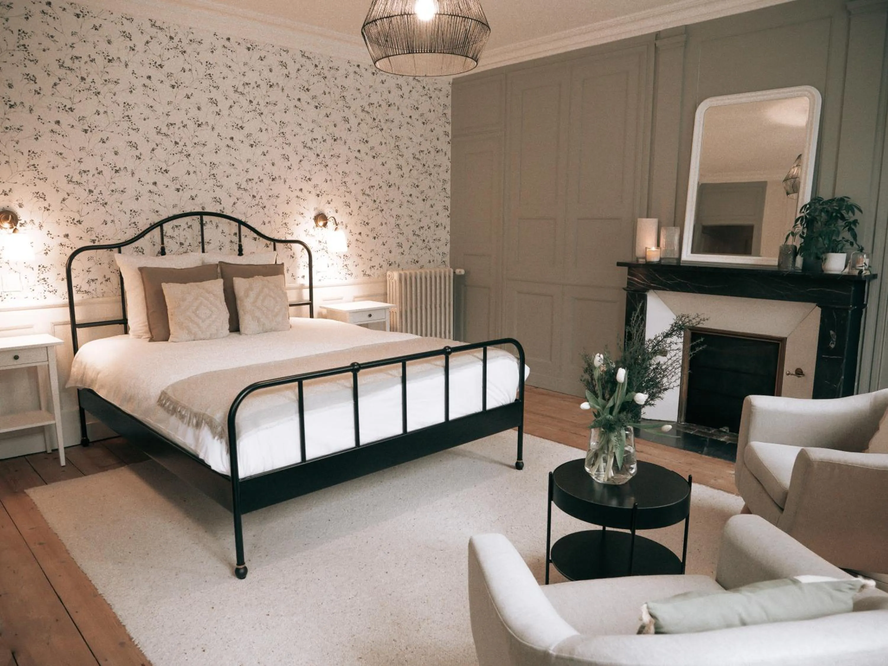 Bedroom, Bed in La suite