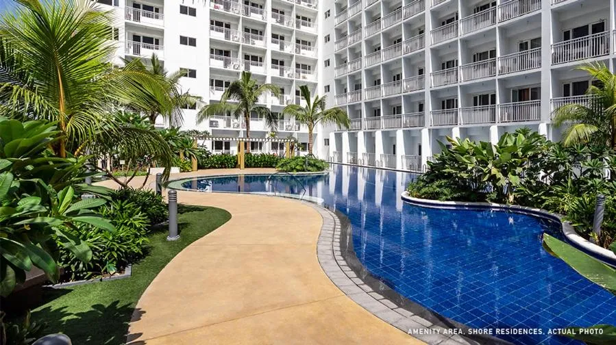 Swimming pool in Shore Residences Mall of Asia Pool View 200mbps Free Wi-Fi