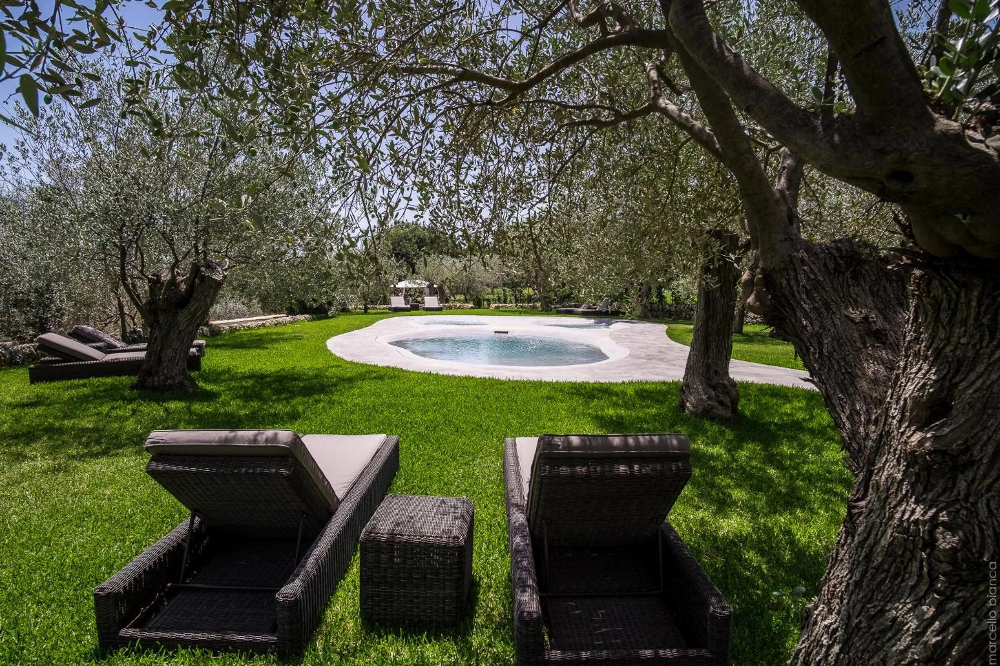 Open Air Bath in Masseria Degli Ulivi - Noto