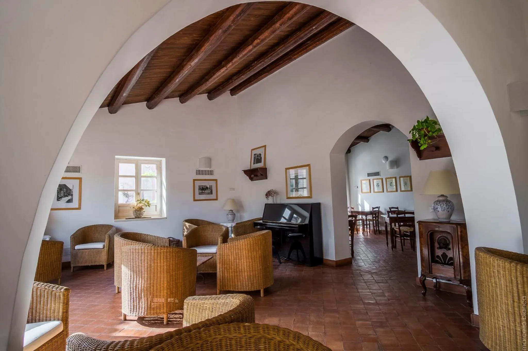 Lounge or bar in Masseria Degli Ulivi - Noto