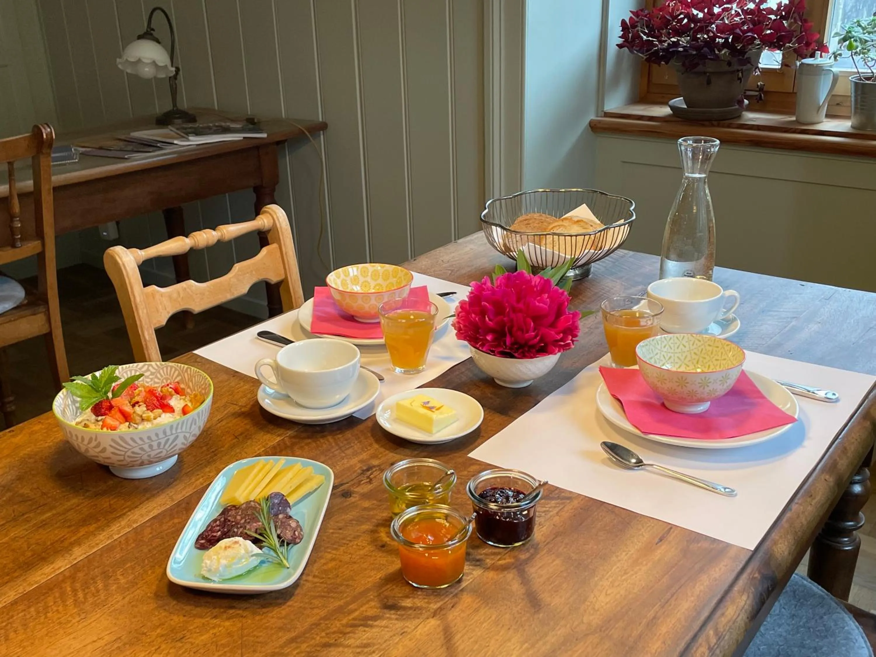 Food and drinks in B&B La Scala