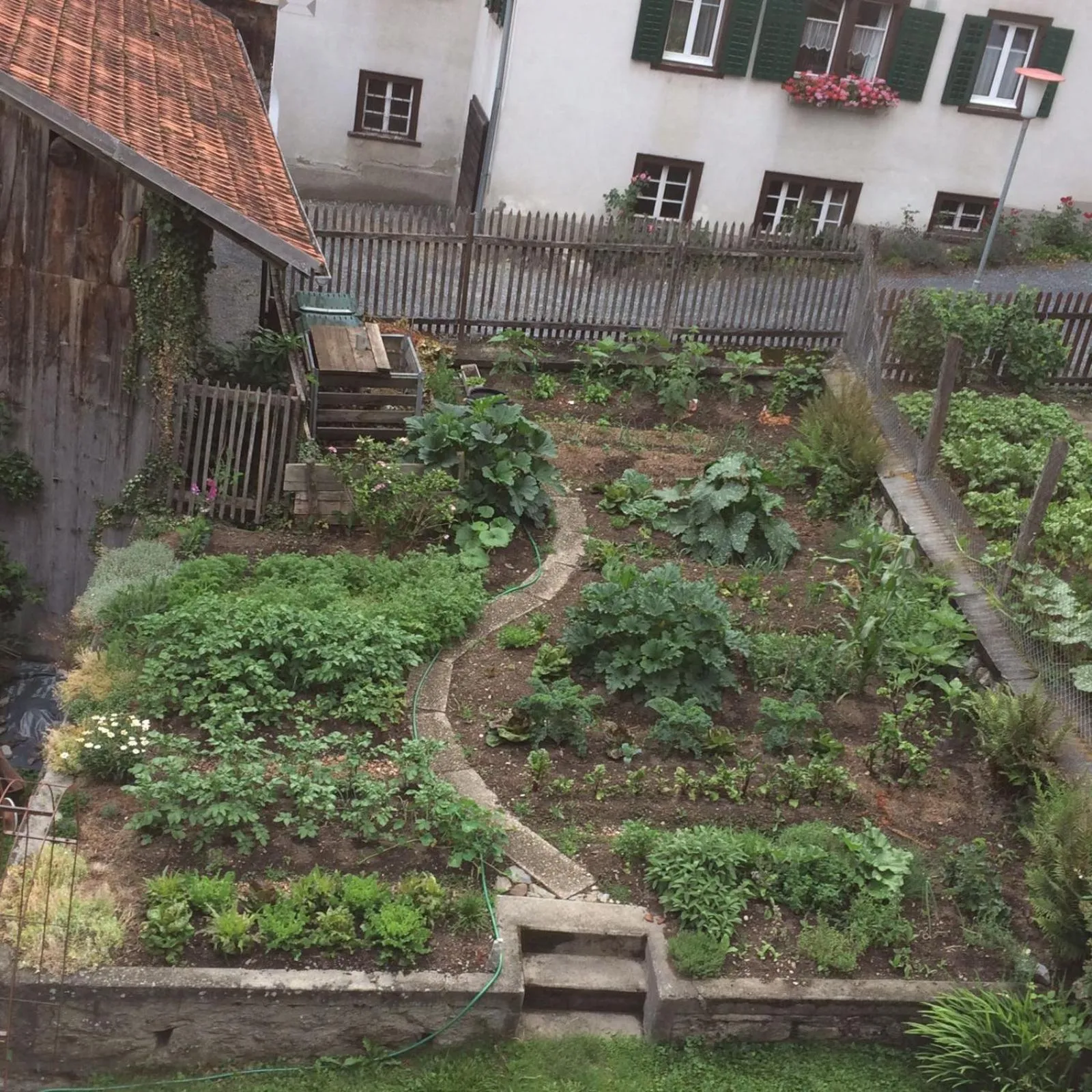 Garden in B&B La Scala