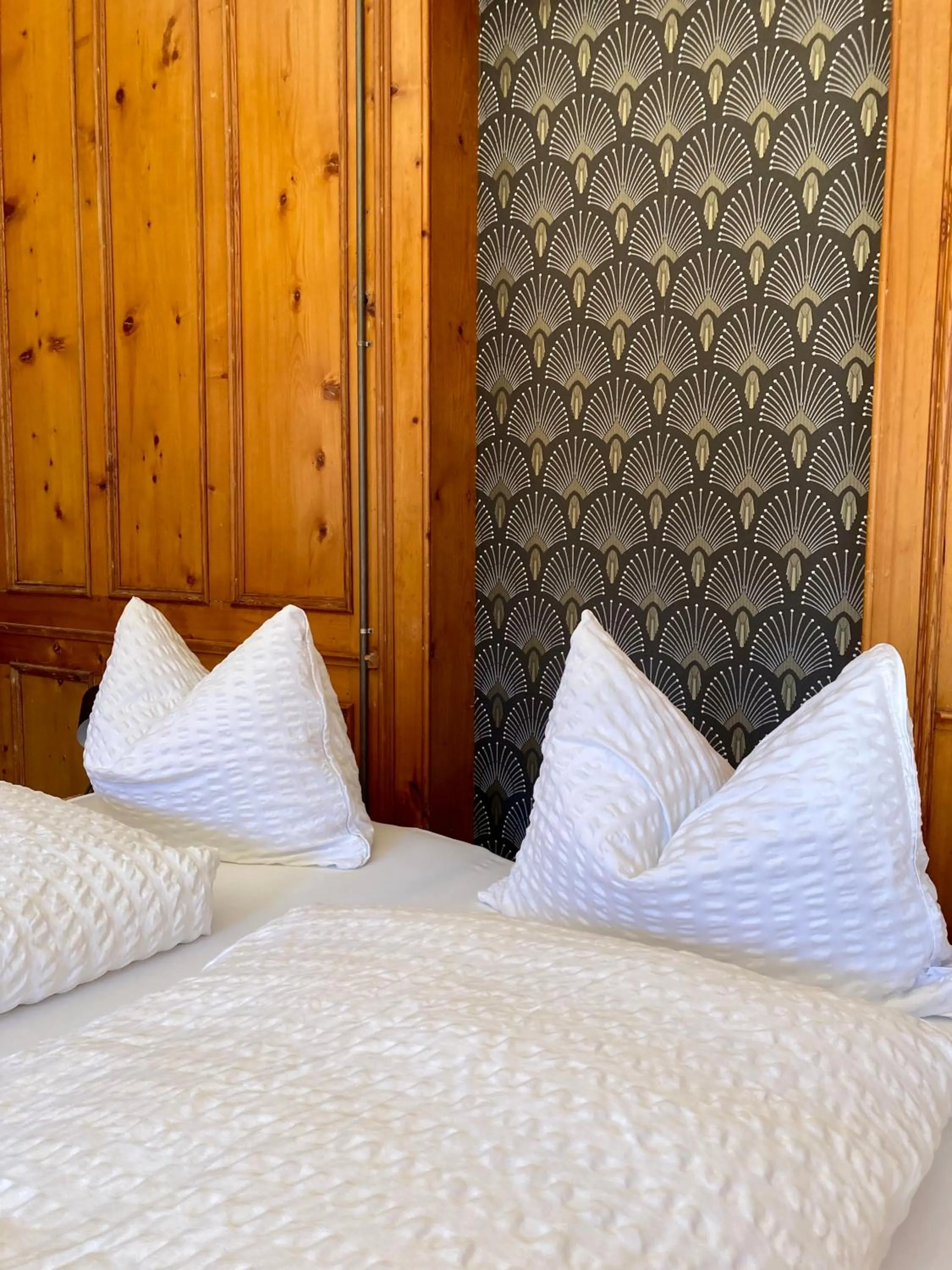 Decorative detail, Bed in B&B La Scala