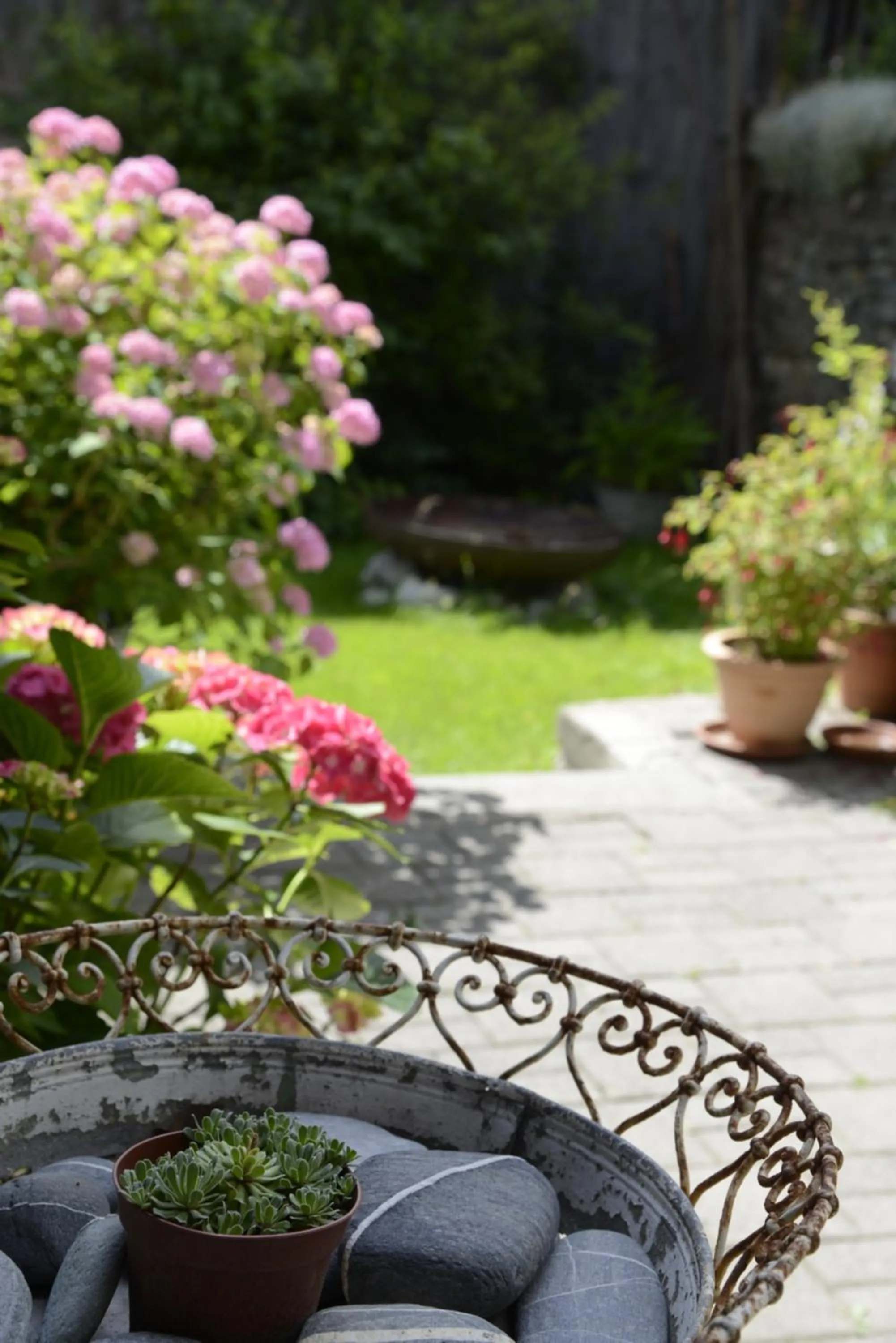 Patio in B&B La Scala