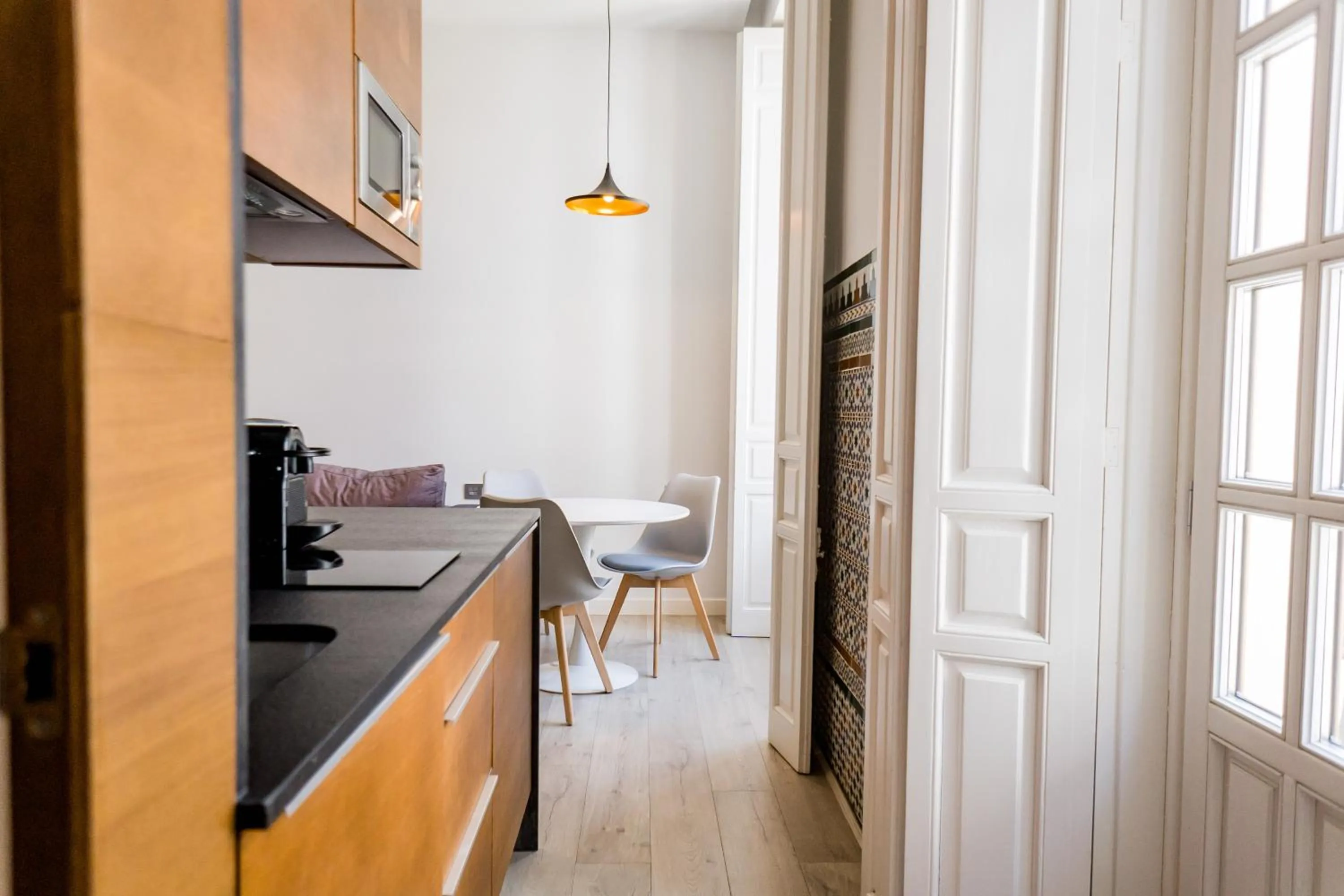 Kitchen or kitchenette in Casa Palacio La Casa Blanca Suites